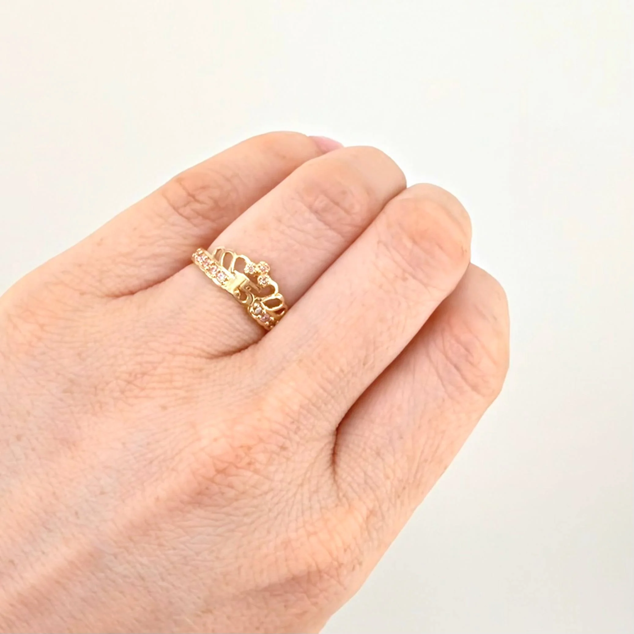 Anillo 15´S 2.85gr / T5 3/4 / Oro Amarillo 18K * - Image 4