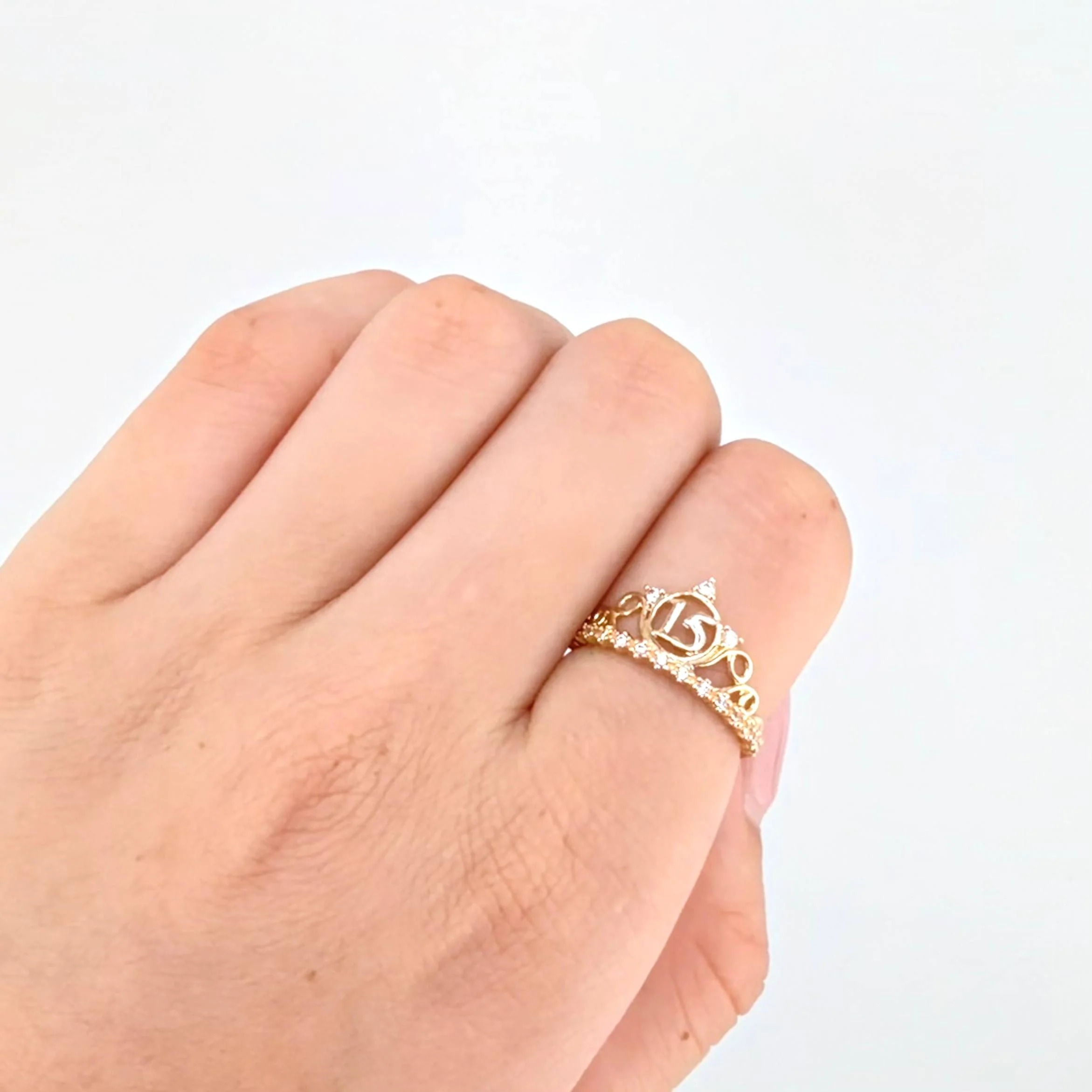 Anillo 15s 1.85gr / T6 / Oro Amarillo 18K - Image 4