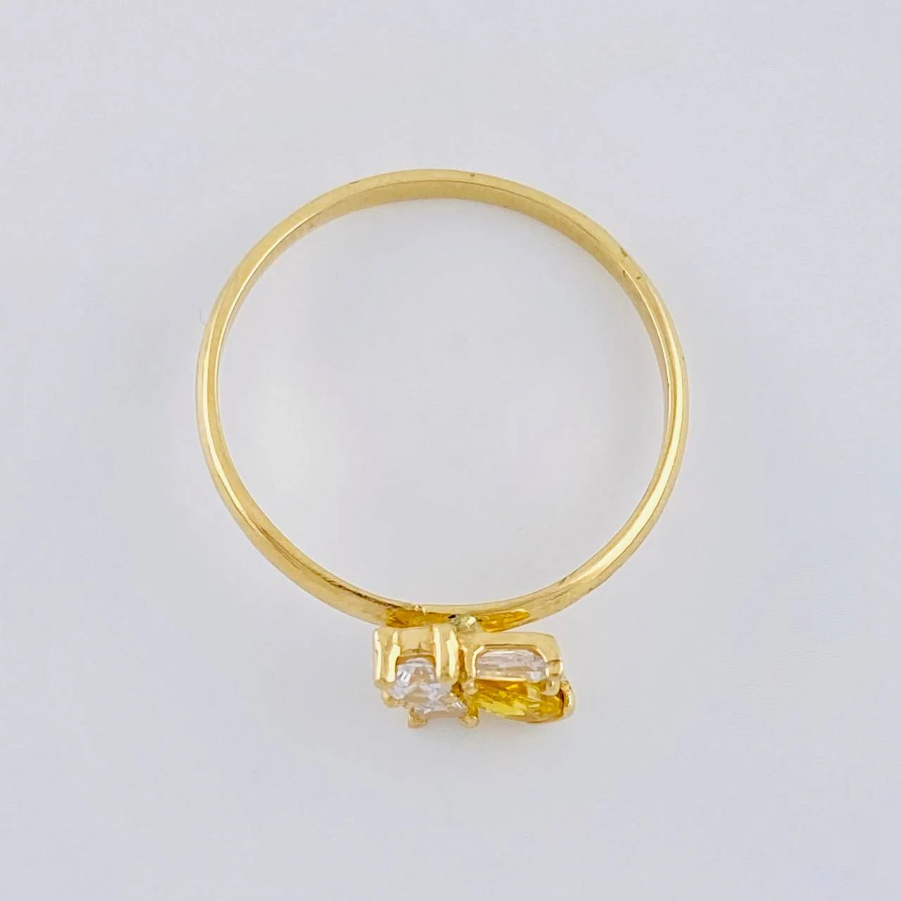 Anillo Abeja Geométrica 1.65 g / T7 1/4 Oro Amarillo 18K - Image 3