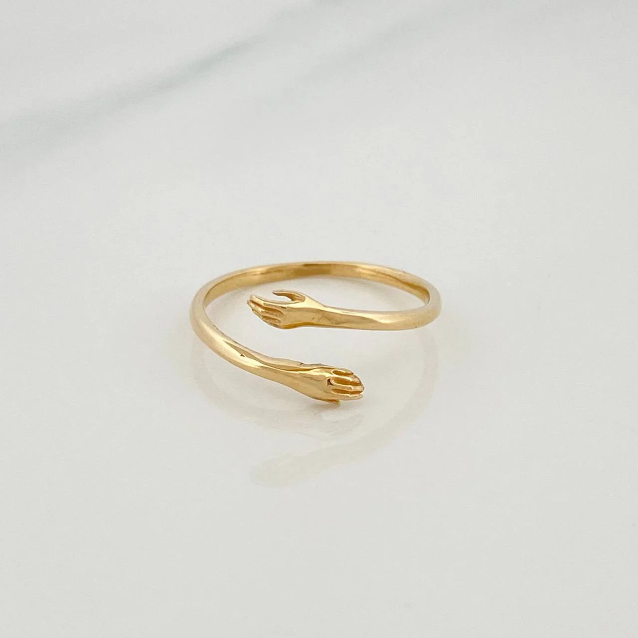 Anillo Abrazo 1.45 g / T8 3/4 Oro Amarillo 18K - Image 2