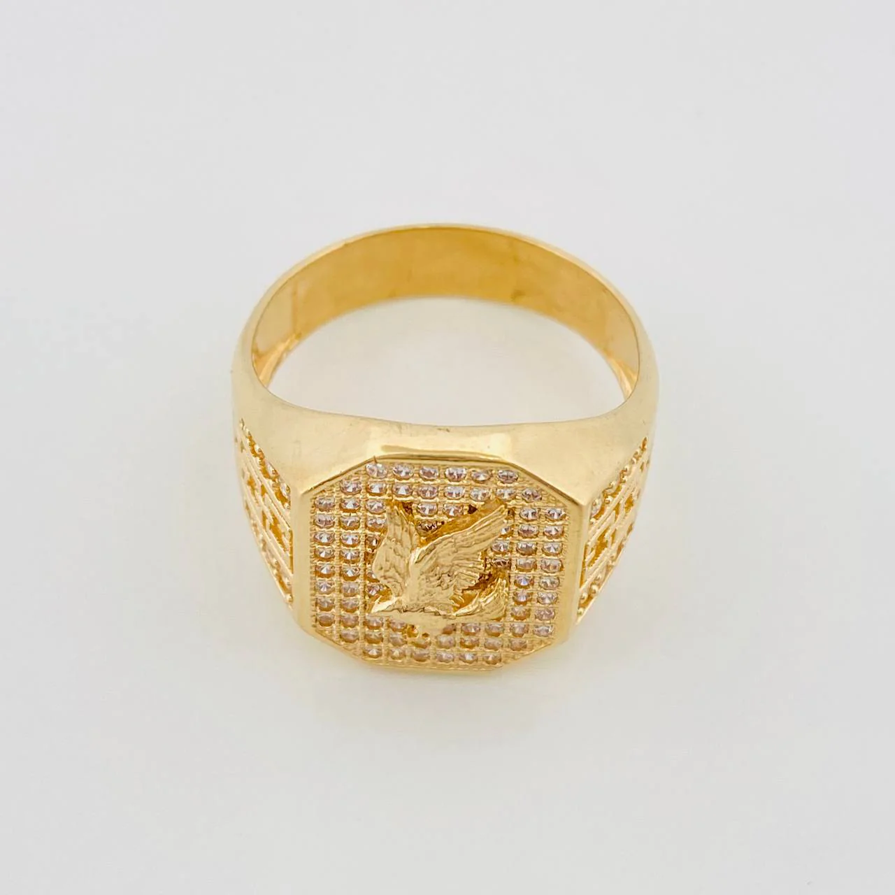 Anillo Aguilar 9.05g / T10 1/4 Oro Amarillo 18K - Image 3