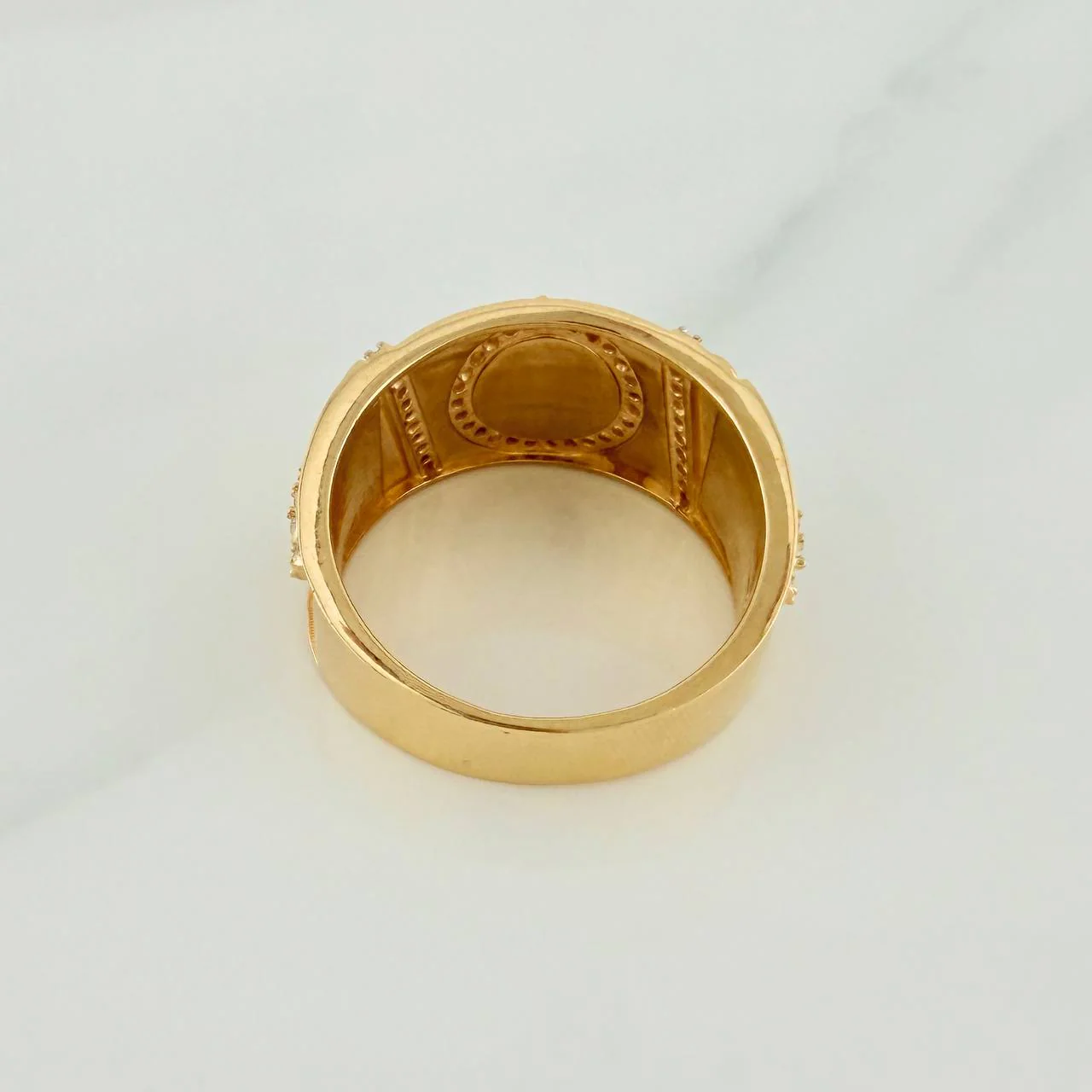 Anillo Ancla 10.5gr / T10 / Tres Oros 18K - Image 3