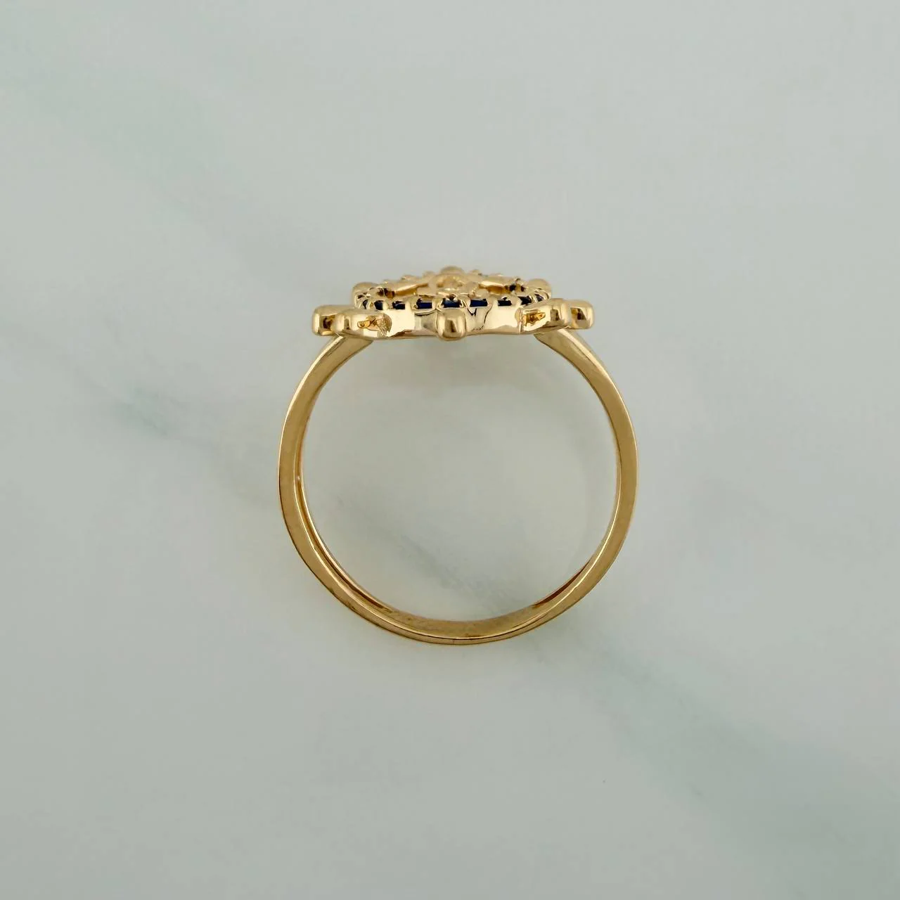 Anillo Ancla 2.5gr / T6 1/4 / Oro Amarillo 18K - Image 3