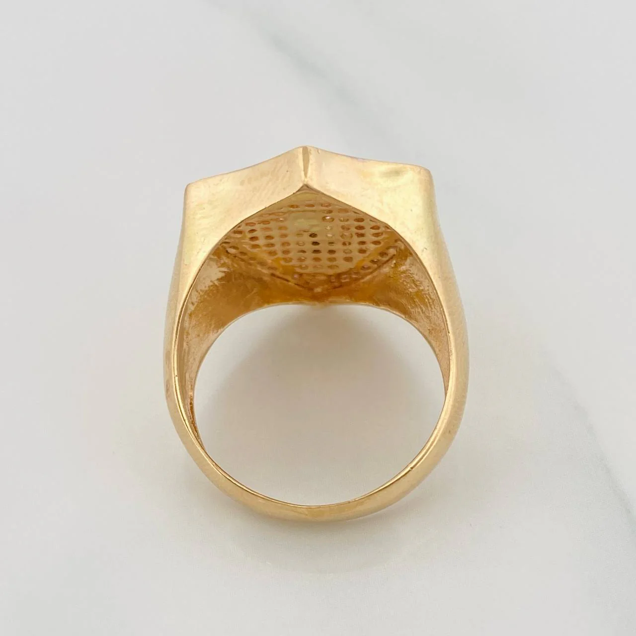 Anillo Ancla 9.05g / T9 3/4 Tres Oros 18K - Image 4