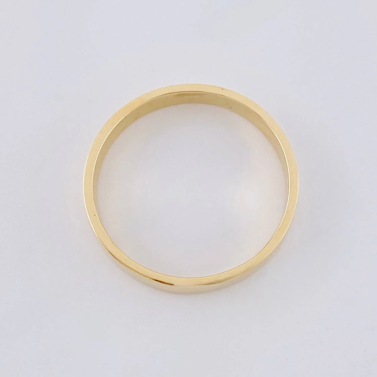 Anillo Argolla Lisa 4.25 g / T10 1/2 Oro Amarillo 18K - Image 3