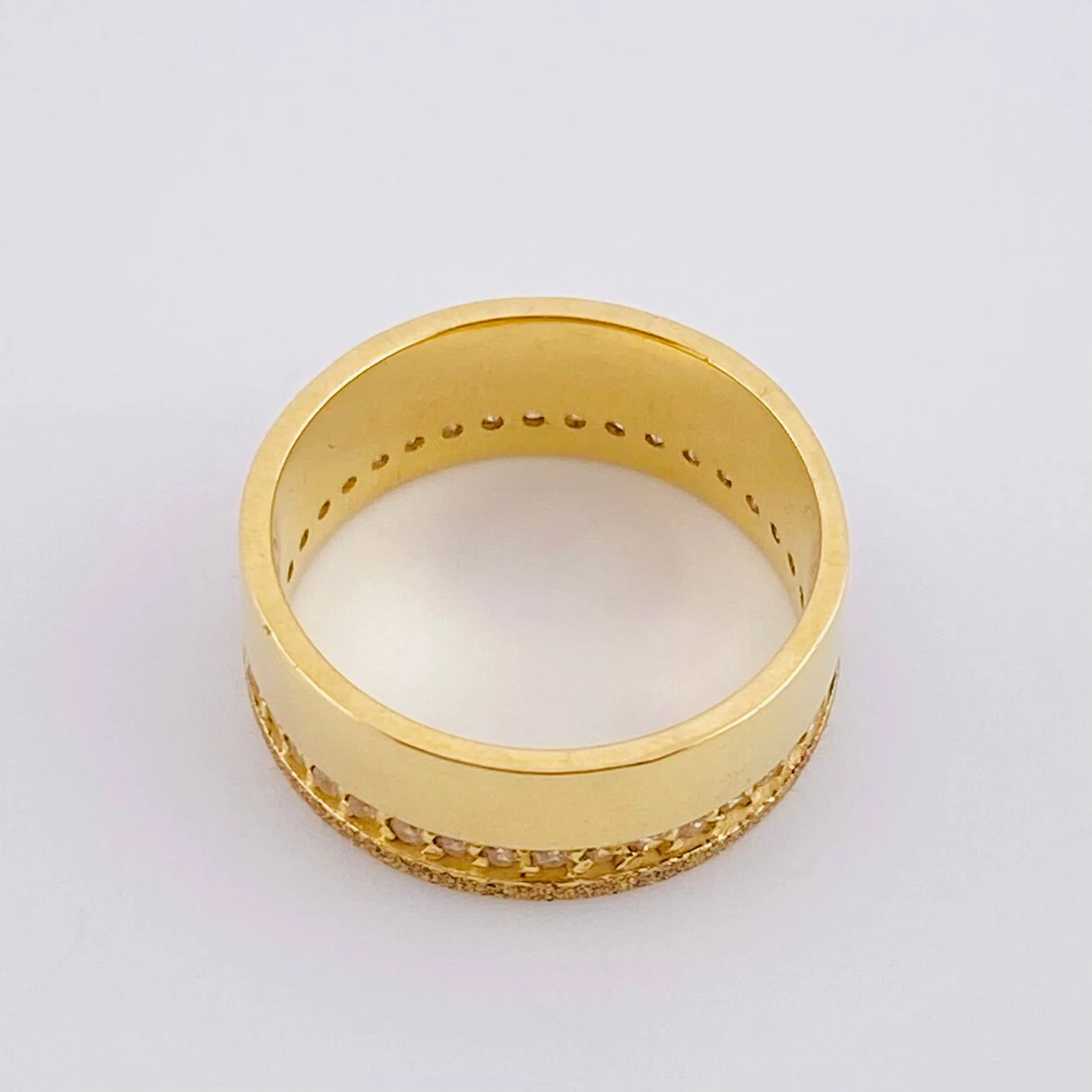 Argolla Mate Carril 5.75 g / TT6 Oro Amarillo 18K - Image 2