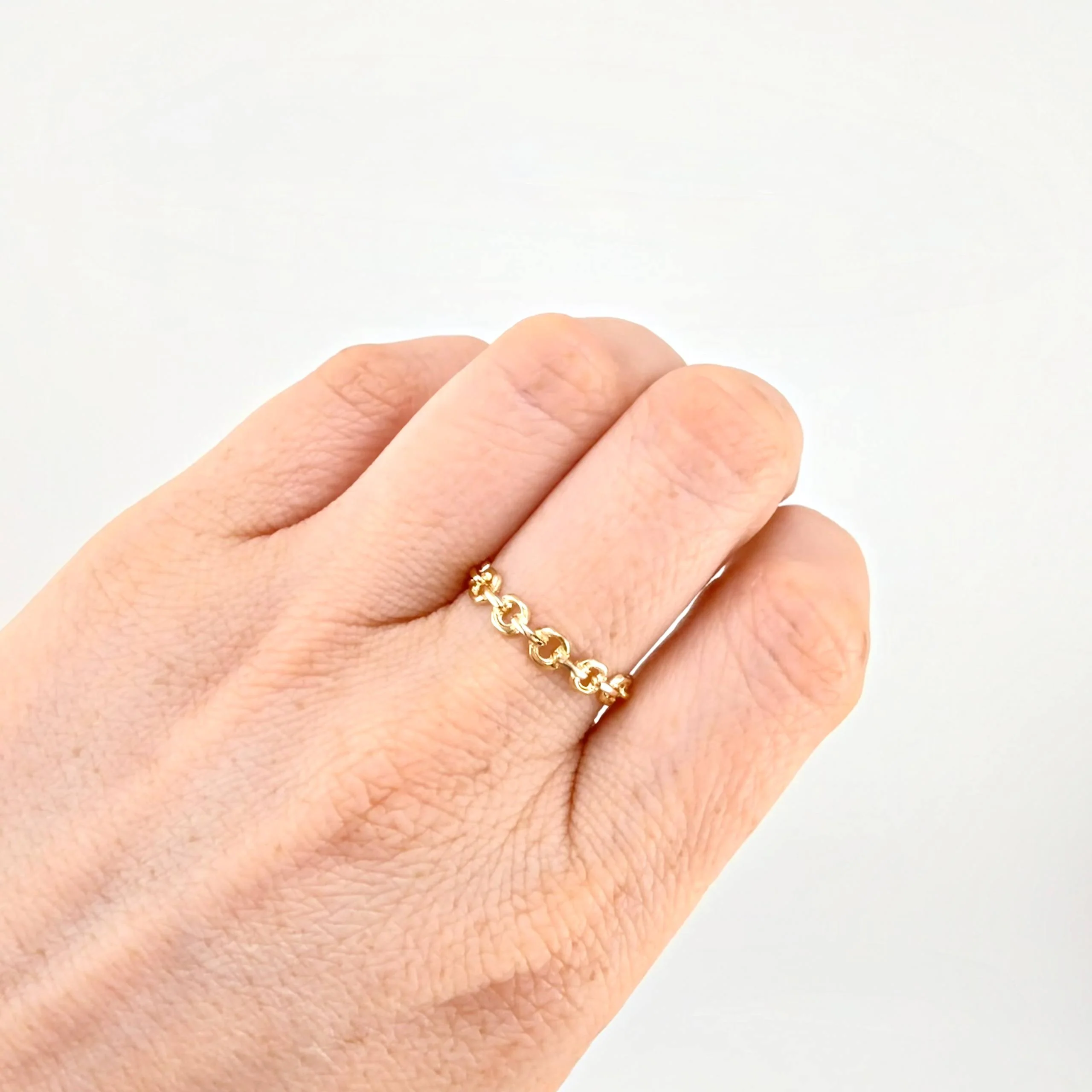 Anillo Aro Seguido 1.25gr / T7 3/4 / Oro Amarillo 18K * - Image 4