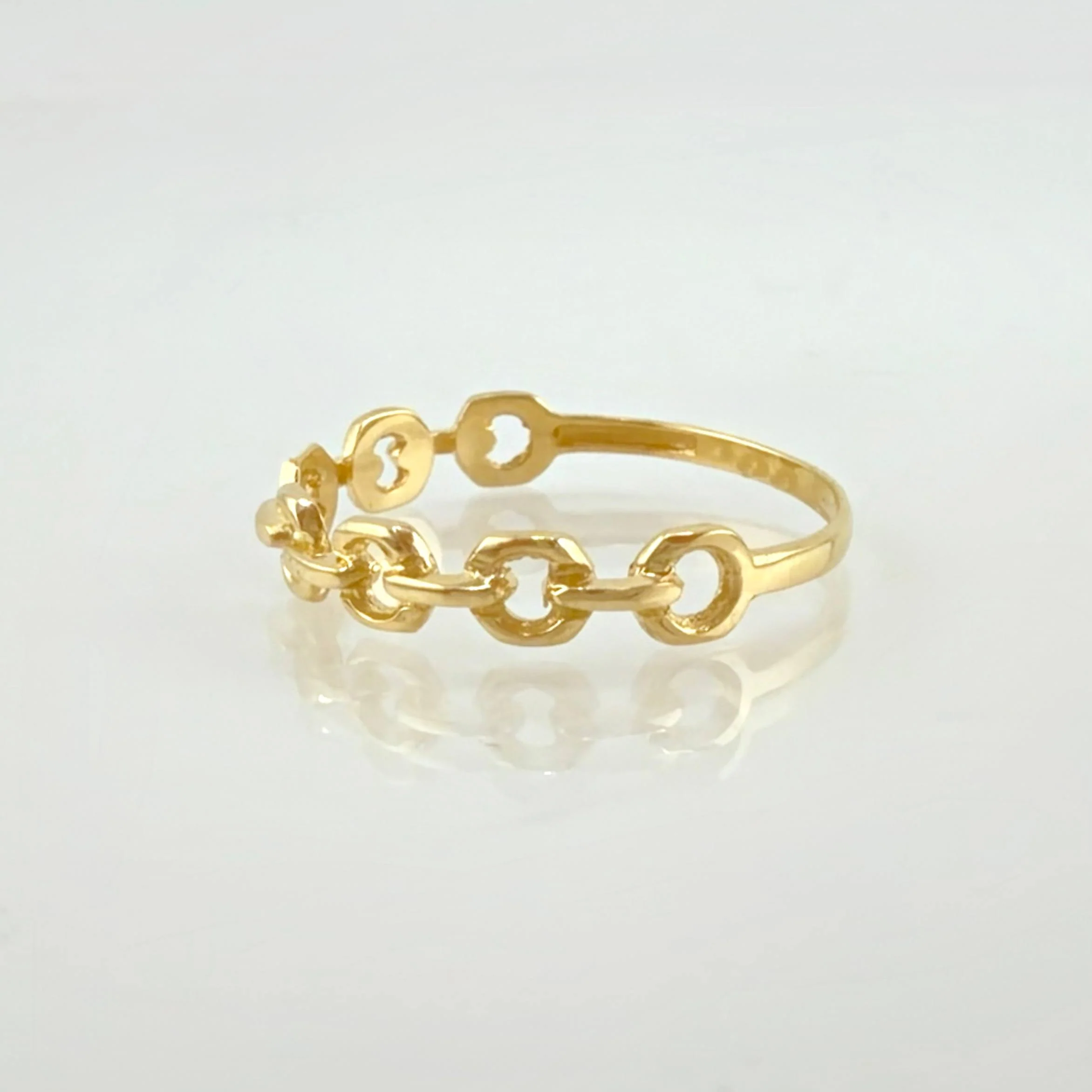 Anillo Aro Seguido 1.5 g / T8 1/4 Oro Amarillo 18K - Image 2