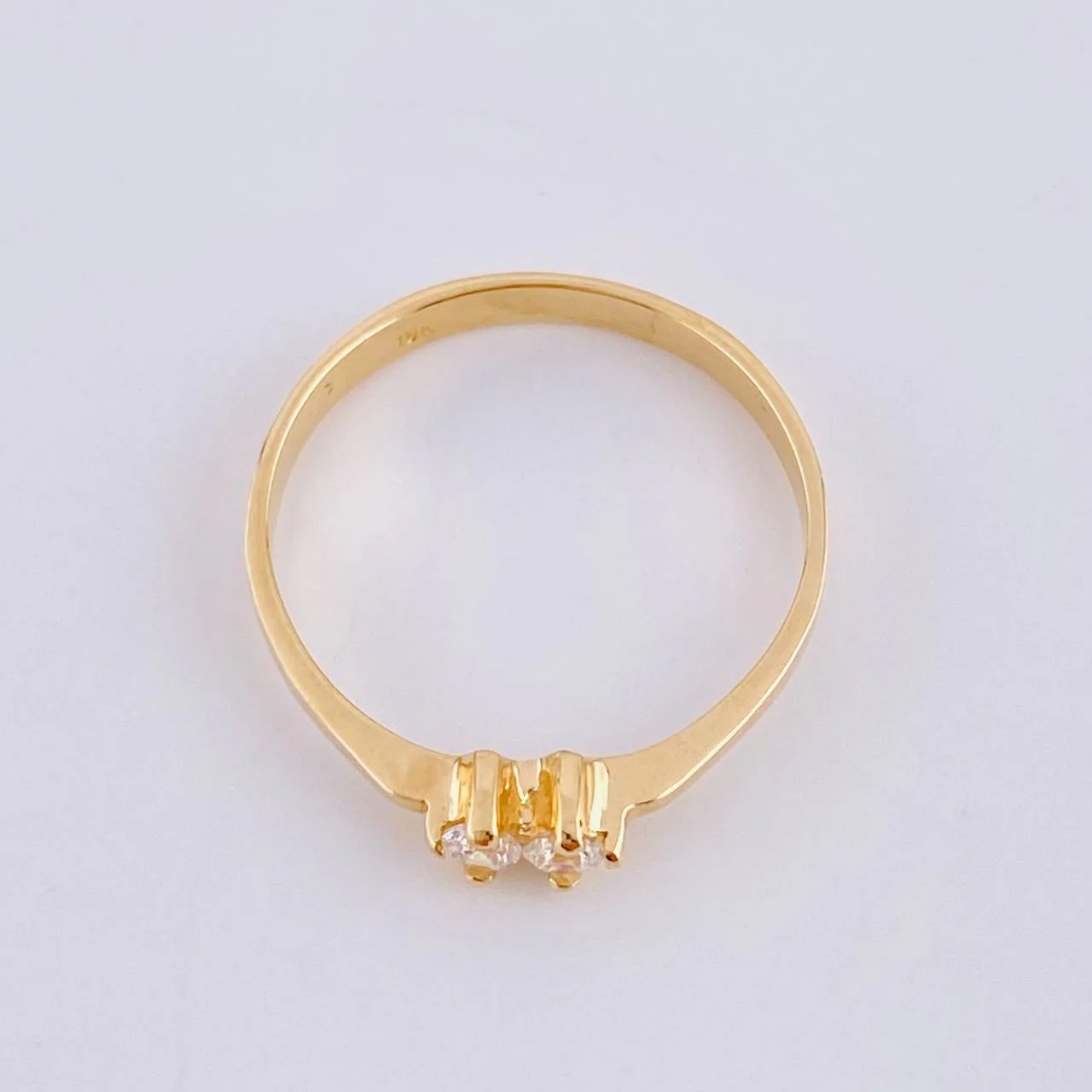 Anillo Binocular 1.65gr / T6 3/4 / Oro Amarillo 18K - Image 3