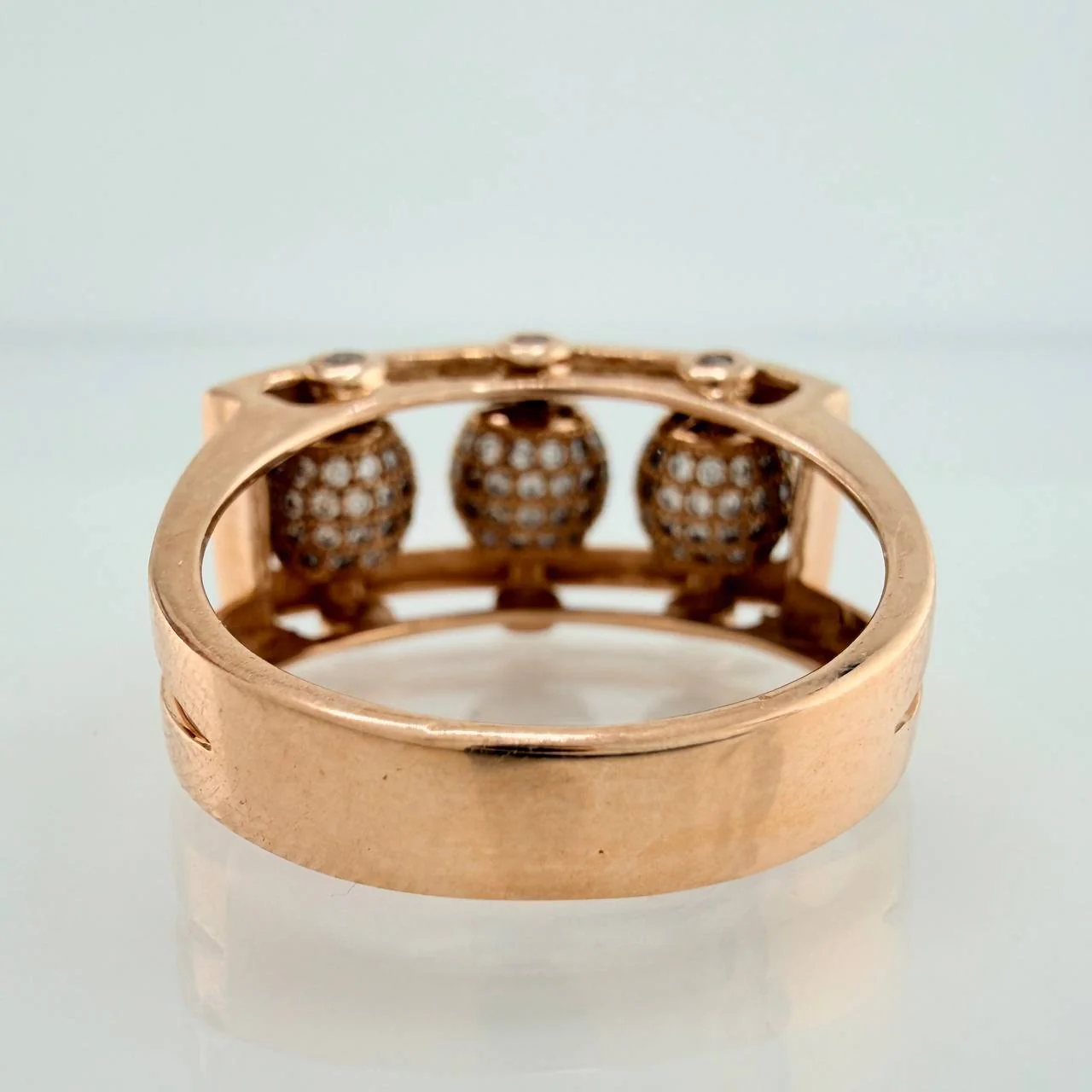 Anillo Bolas De Fuego 8.5gr / T10 / Oro Rosa 18K % - Image 3