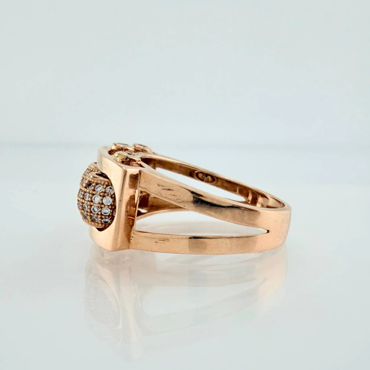 Anillo Bolas De Fuego 8.5gr / T10 / Oro Rosa 18K % - Image 6