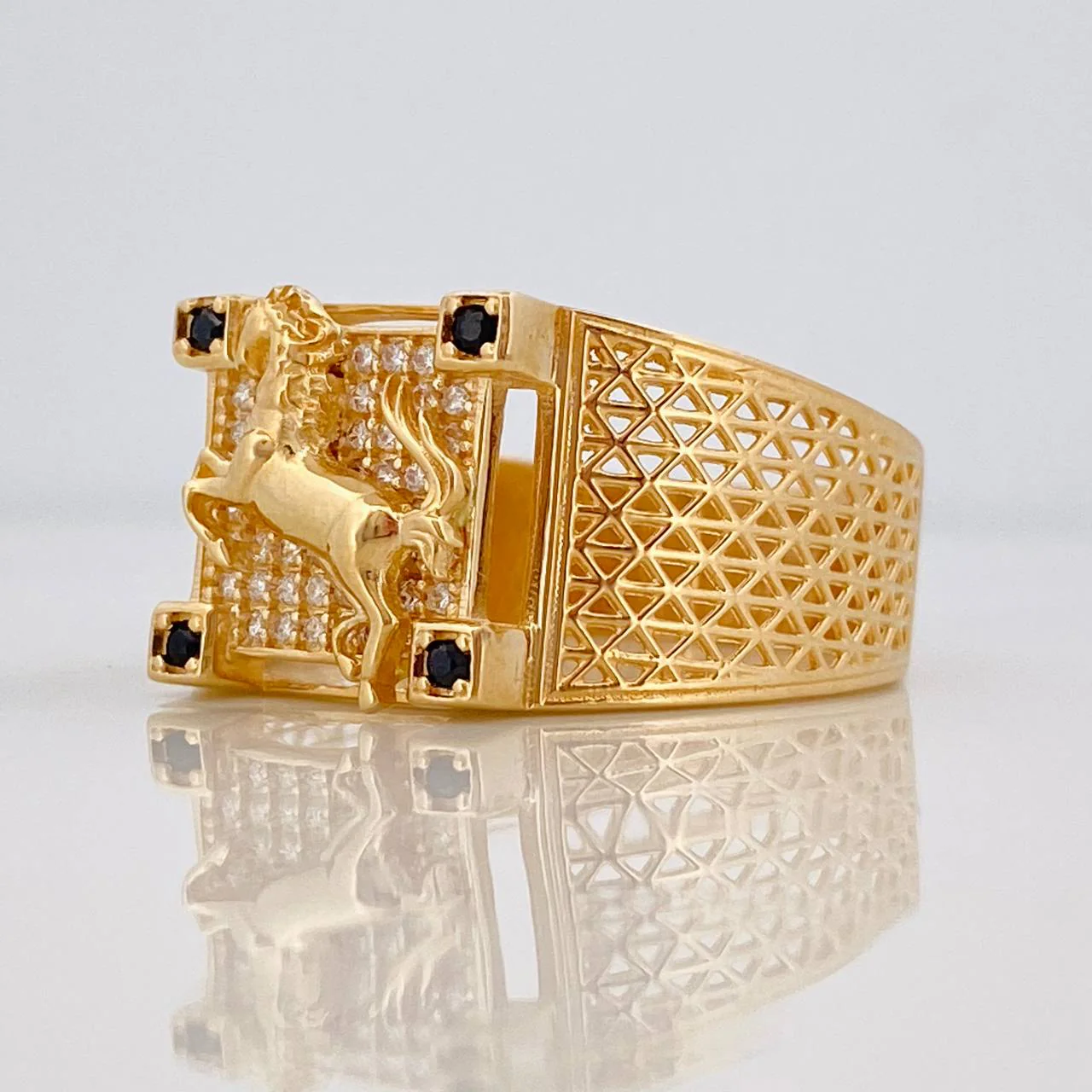 Anillo Caballo 7g / T9 3/4 Oro Amarillo 18K - Image 4