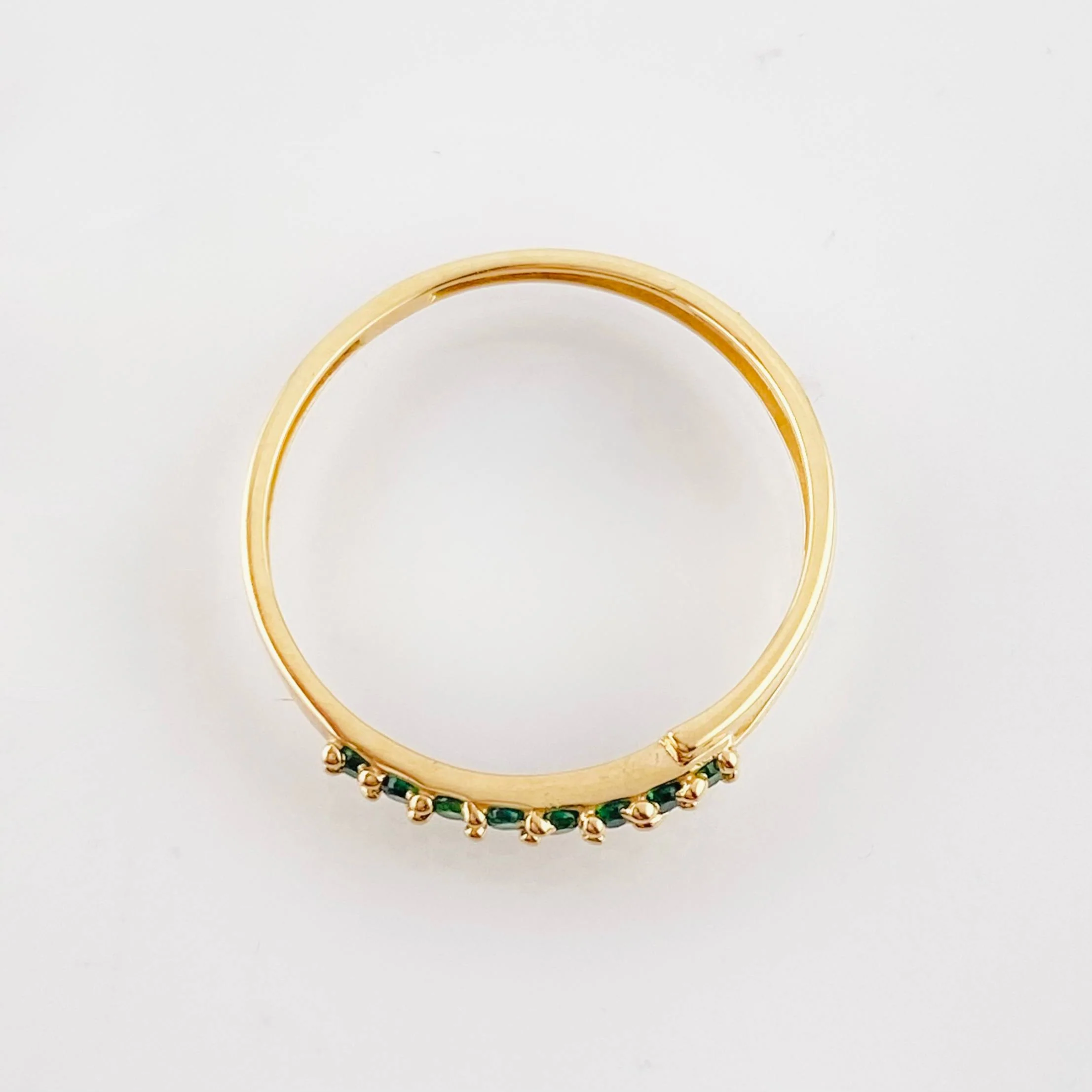 Anillo Carril Hueco 1.1gr / T8 / Oro Amarillo 18K © - Image 3