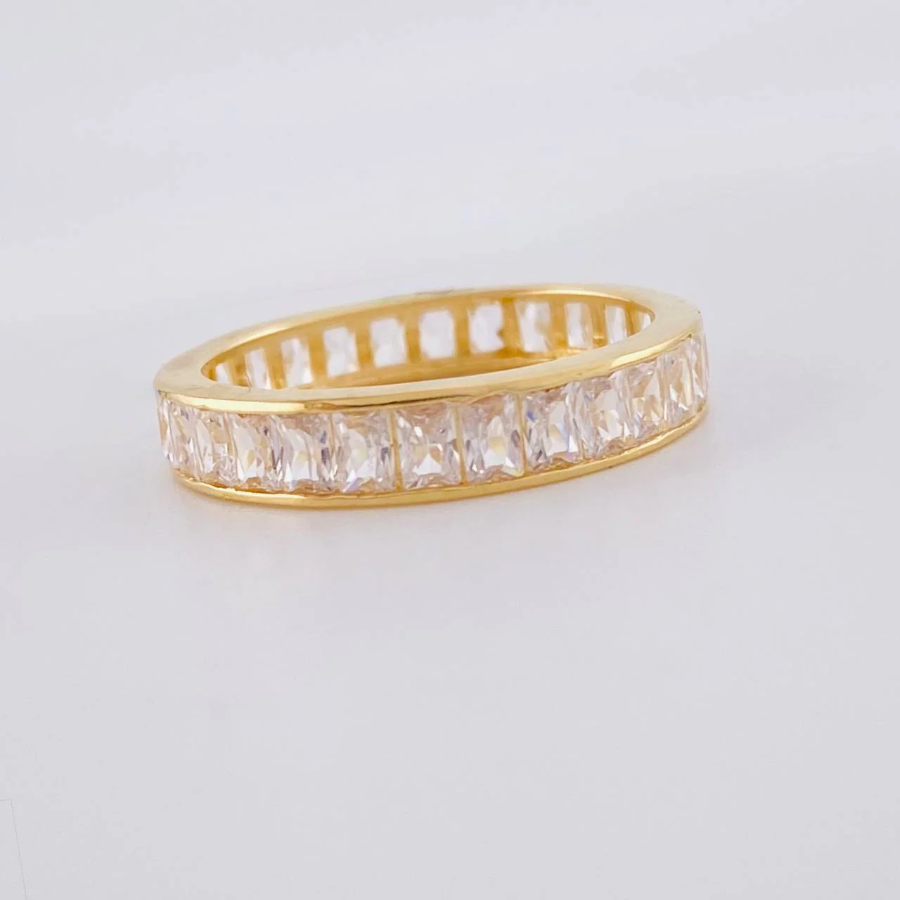 Anillo Carril Tupido 2.6g / T6 1/4 Oro Amarillo 18K - Image 2
