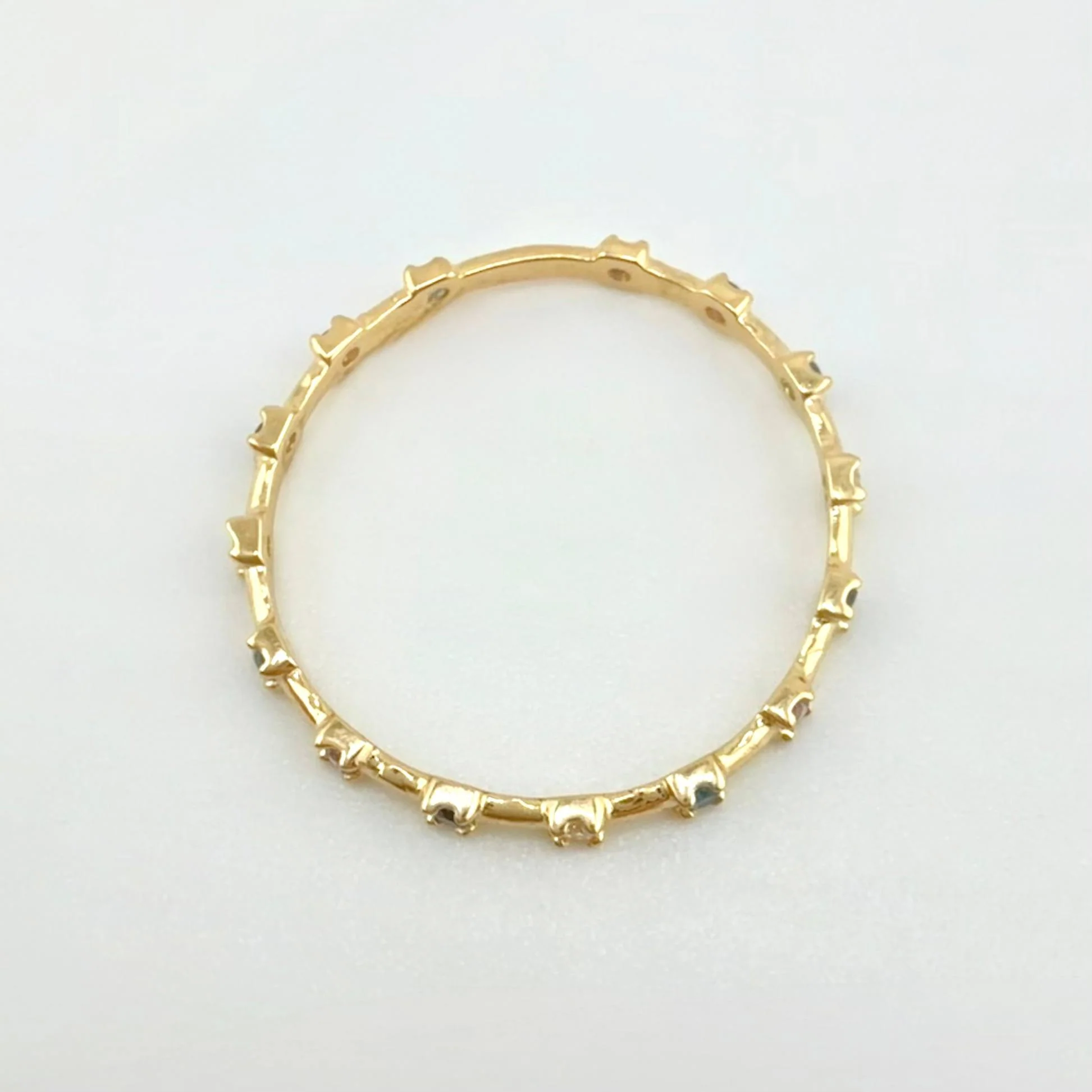 Anillo Centella Alternada 0.85gr / T7 / Oro Amarillo 18K © - Image 3