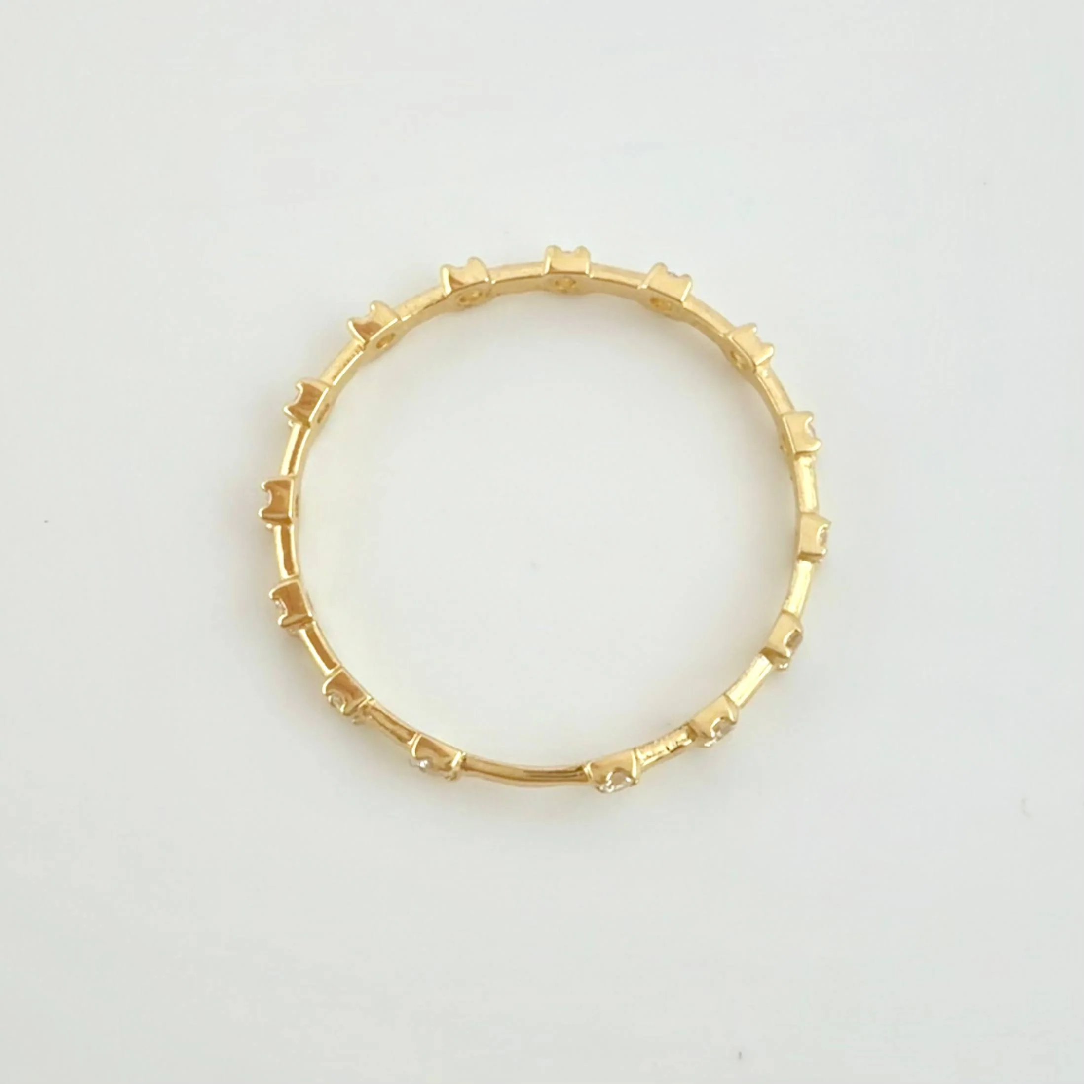 Anillo Centella Alternada 0.8gr / T6 / Oro Amarillo 18K © - Image 3