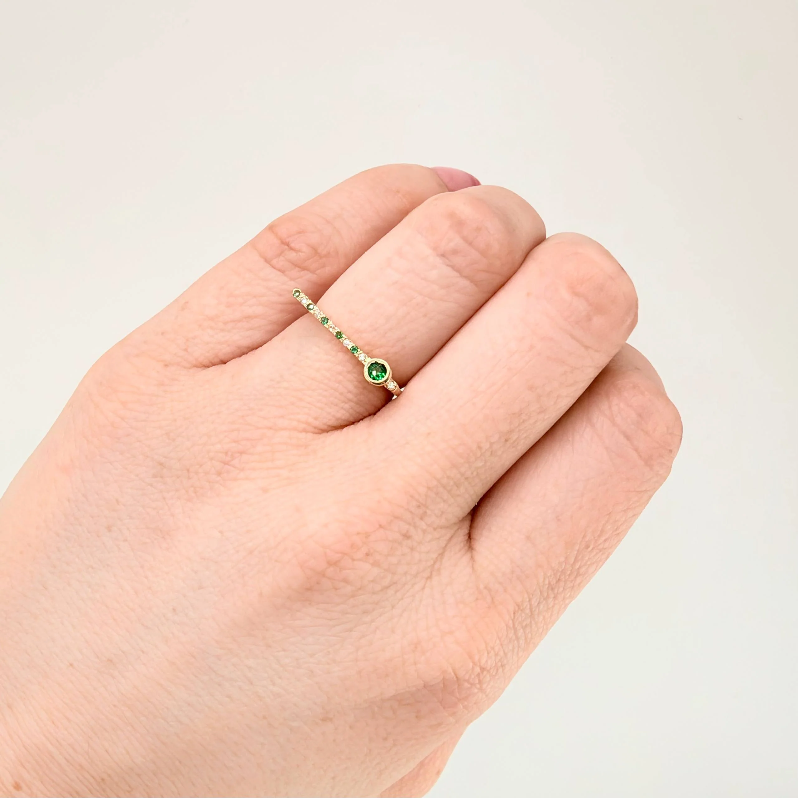 Anillo Cetro Meseta 1.55gr / T6 1/4 / Oro Amarillo 18K - Image 4
