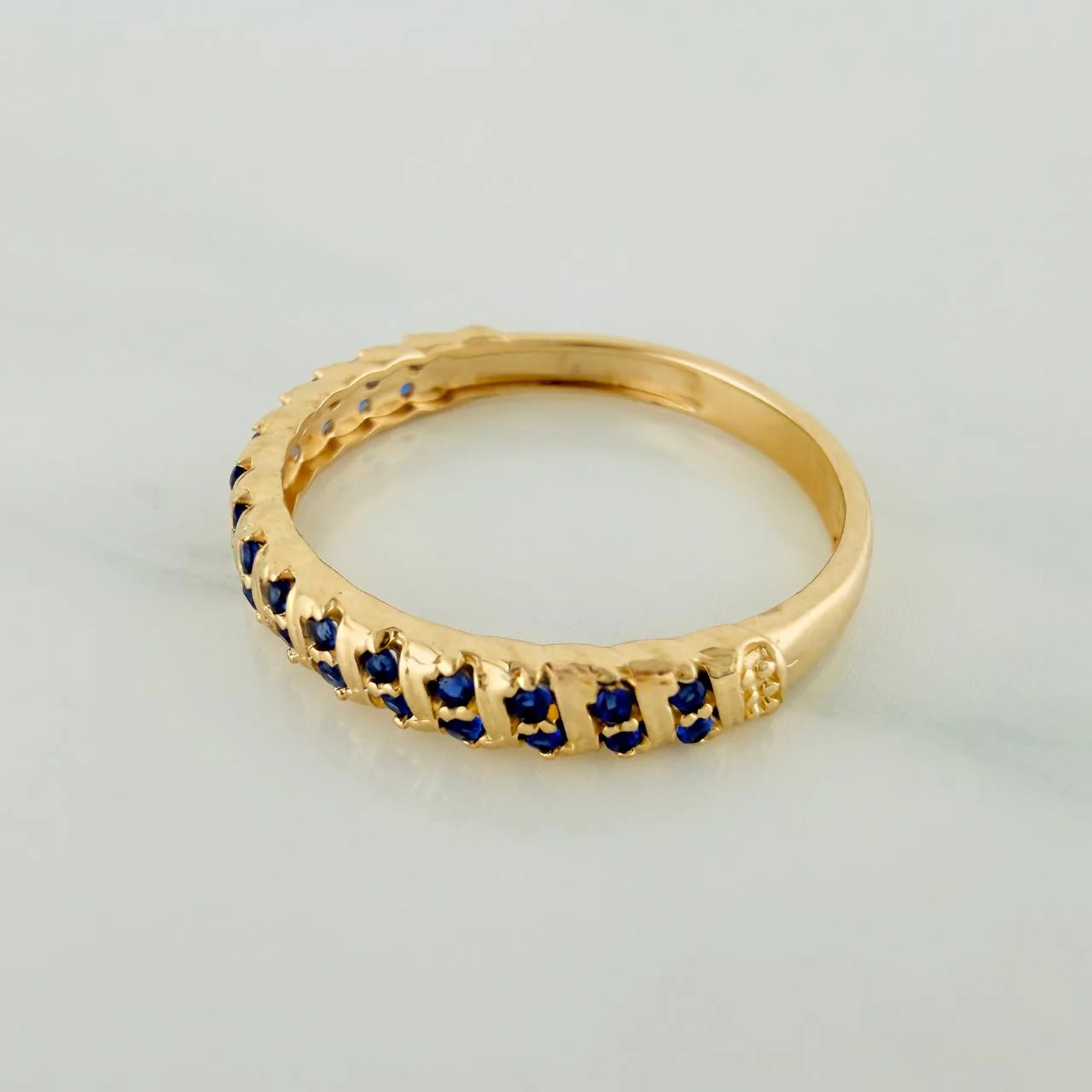 Anillo Churumbela 2.15gr / T7 1/4 / 2cm / Oro Amarillo 18K $ - Image 2