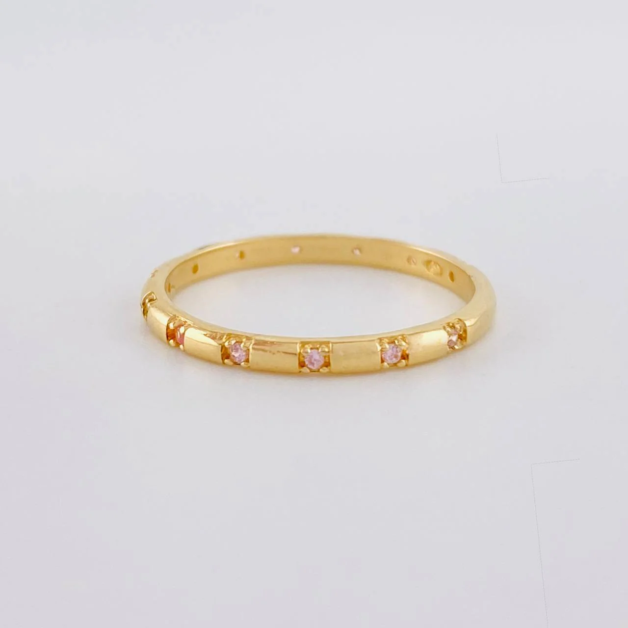 Anillo Churumbela Circonita 1.55g / T6 1/2 Oro Amarillo 18K - Image 2