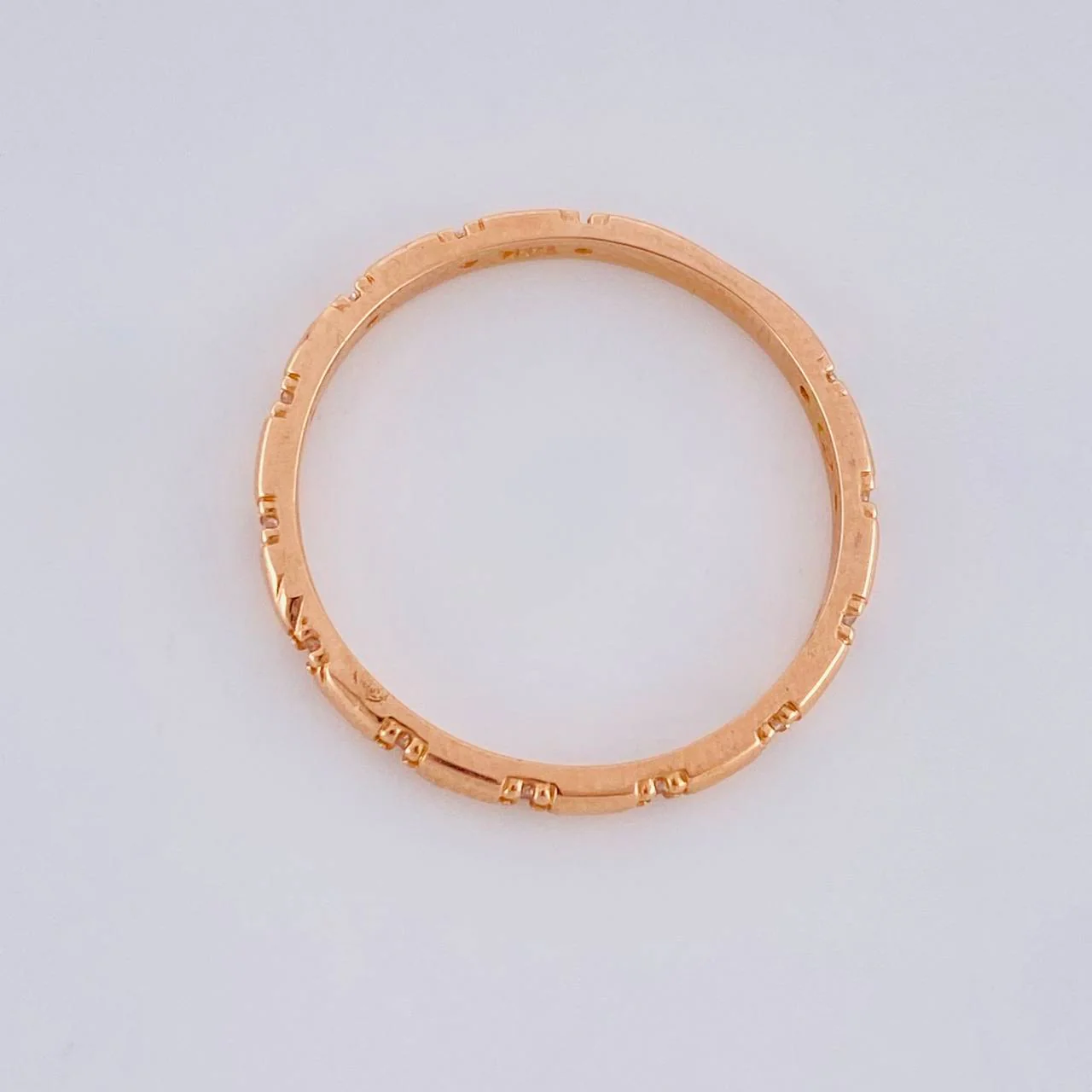 Anillo Churumbela Circonita 1.5g / T6 Oro Rosa 18K - Image 3