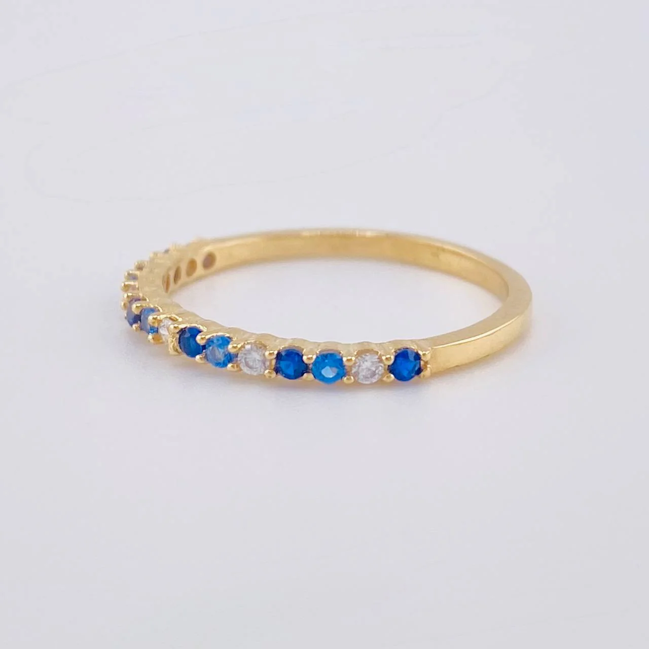 Anillo Churumbela Intercalado 1.5 g / T5 3/4 Oro Amarillo 18K - Image 2