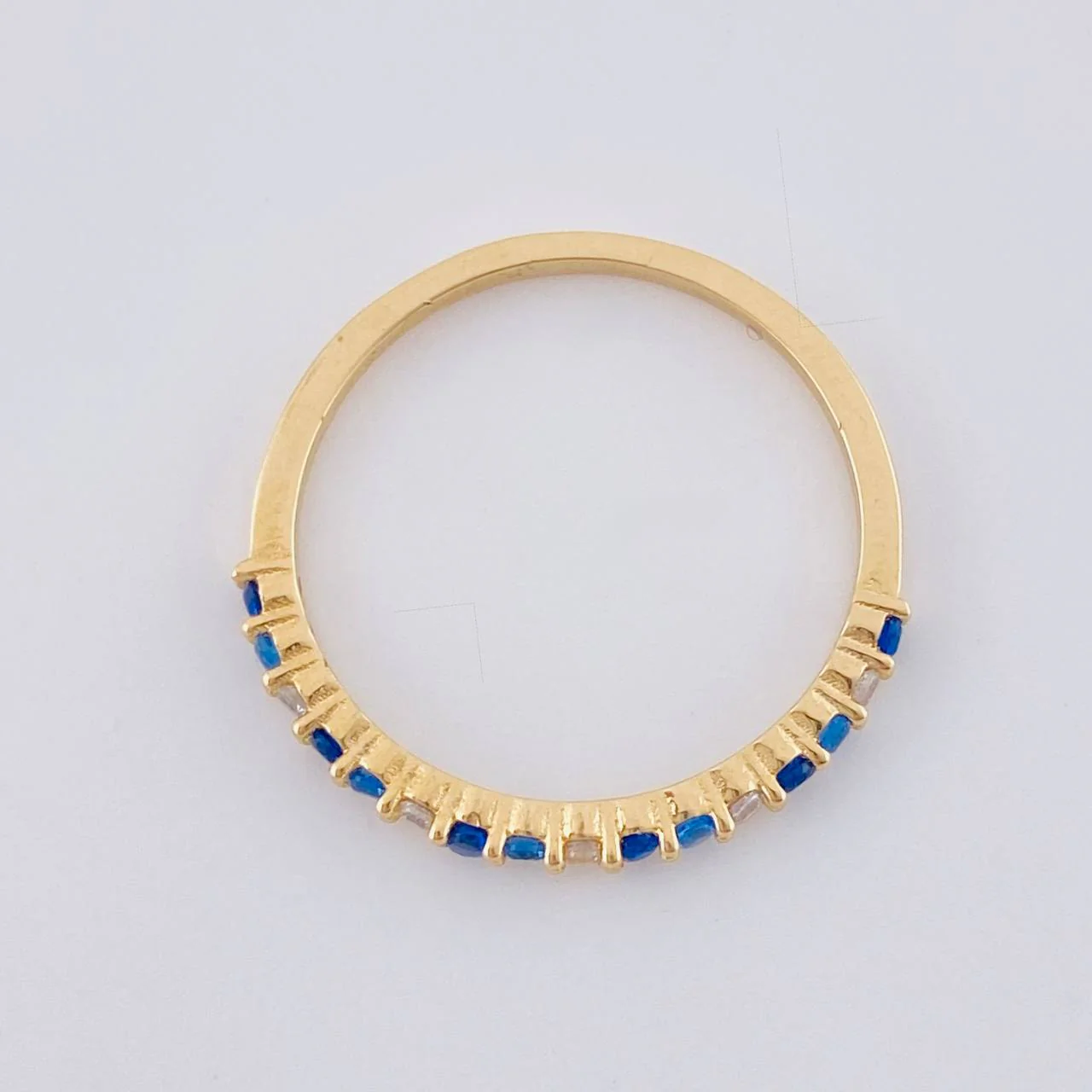 Anillo Churumbela Intercalado 1.5 g / T5 3/4 Oro Amarillo 18K - Image 3