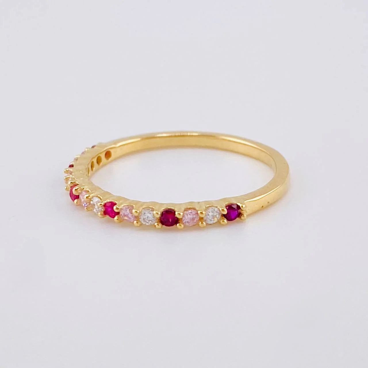 Anillo Churumbela Intercalado 1.6 g / T6 1/4 Oro Amarillo 18K - Image 2