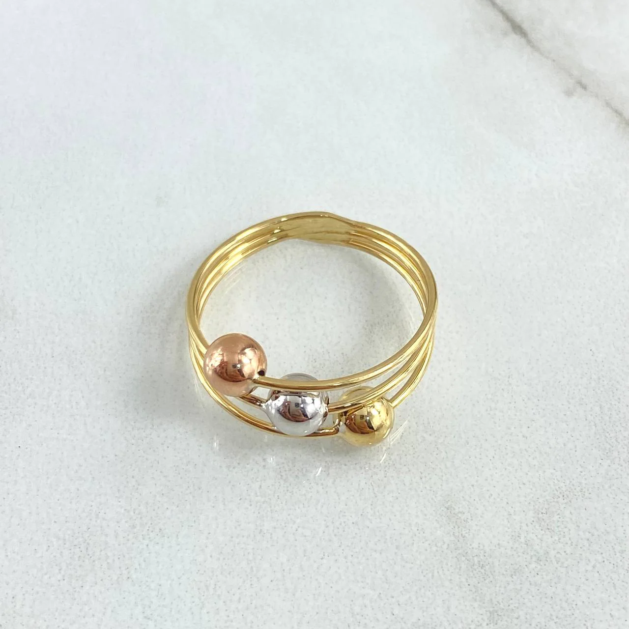 Anillo Cinturon De Orion 1.85gr / T6 / Tres Oros 18K - Image 3