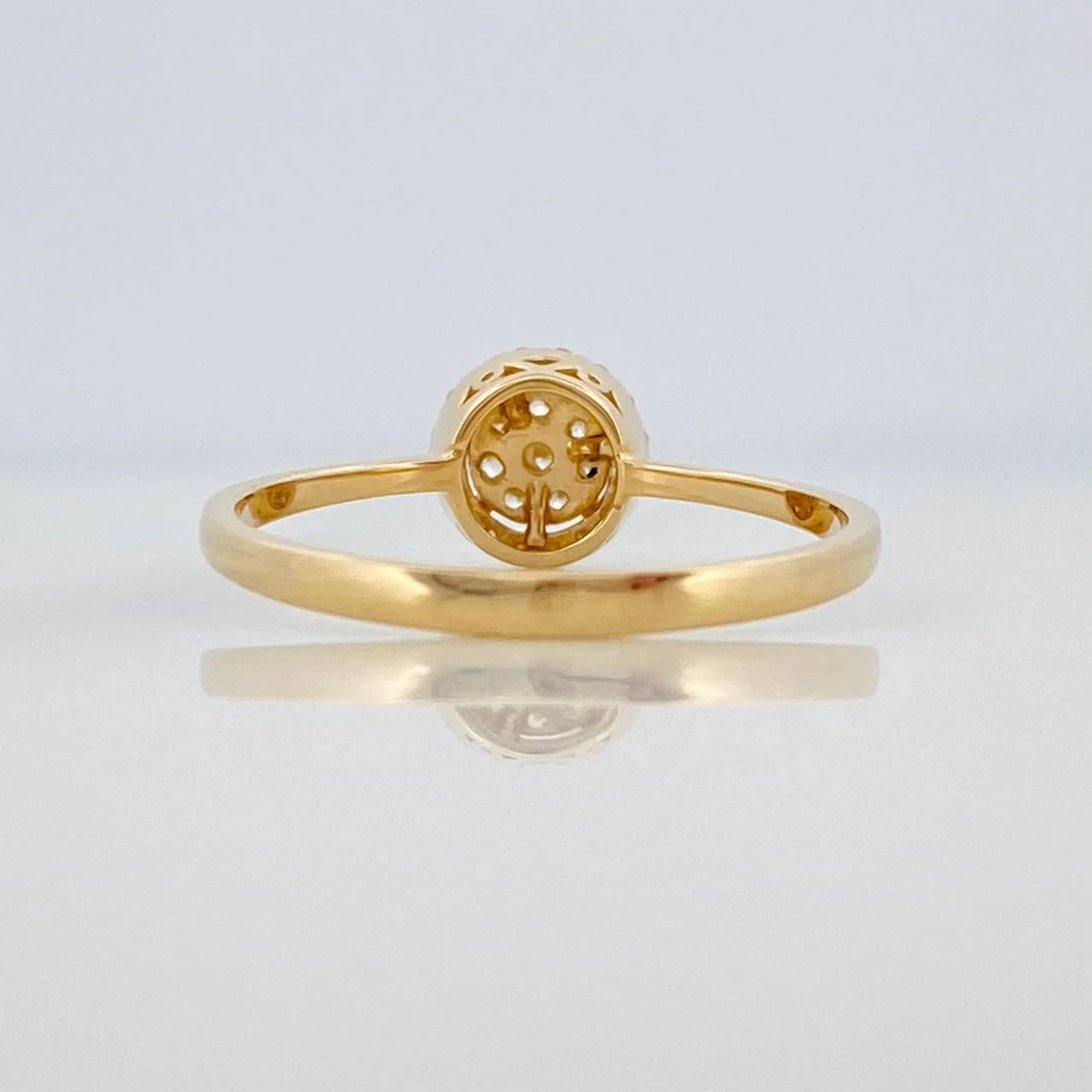 Anillo Circulo 1.8gr / T7 / Oro Amarillo 18K % - Image 3