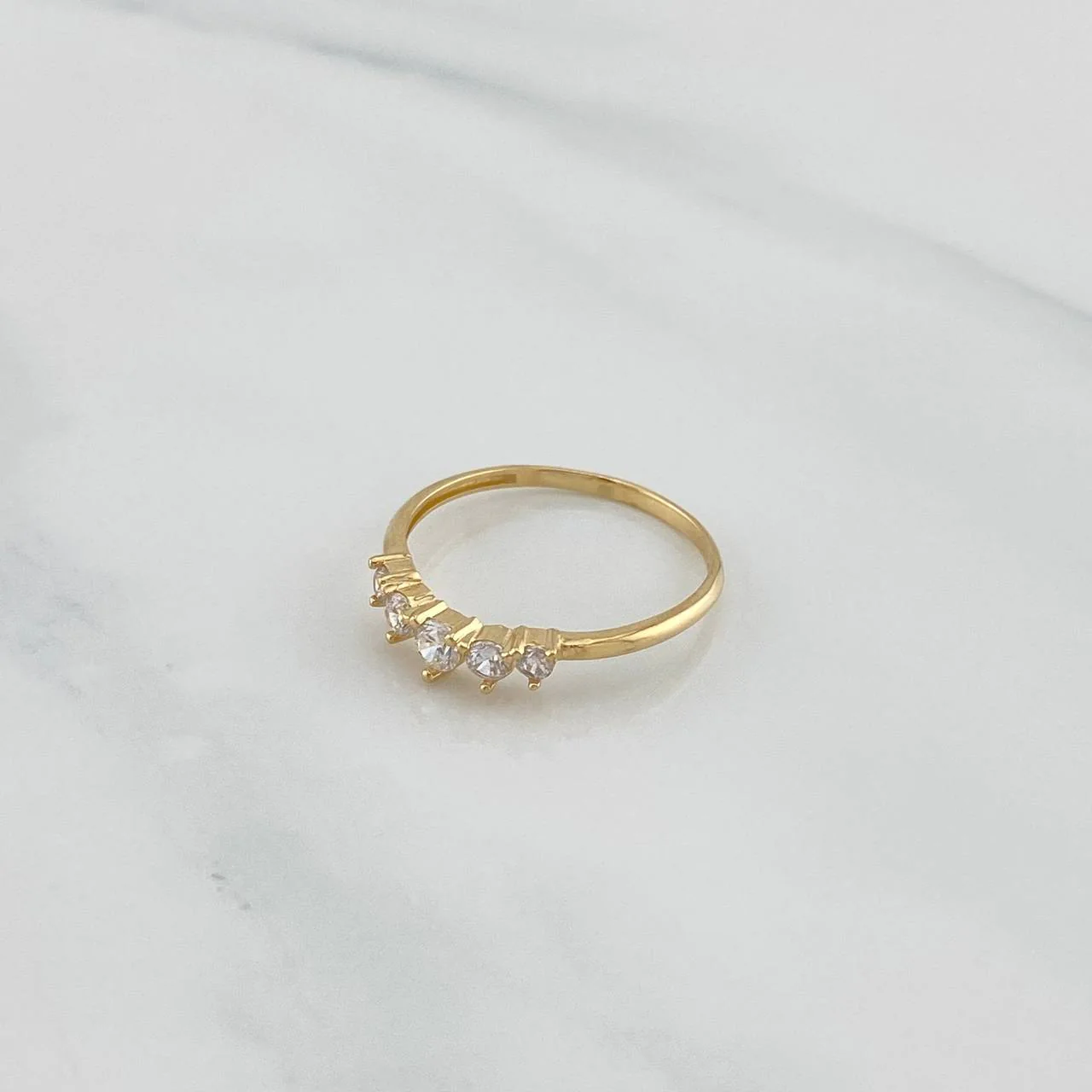 Anillo Circulos 1.35 g / T6 3/4 Oro Amarillo 18K - Image 3