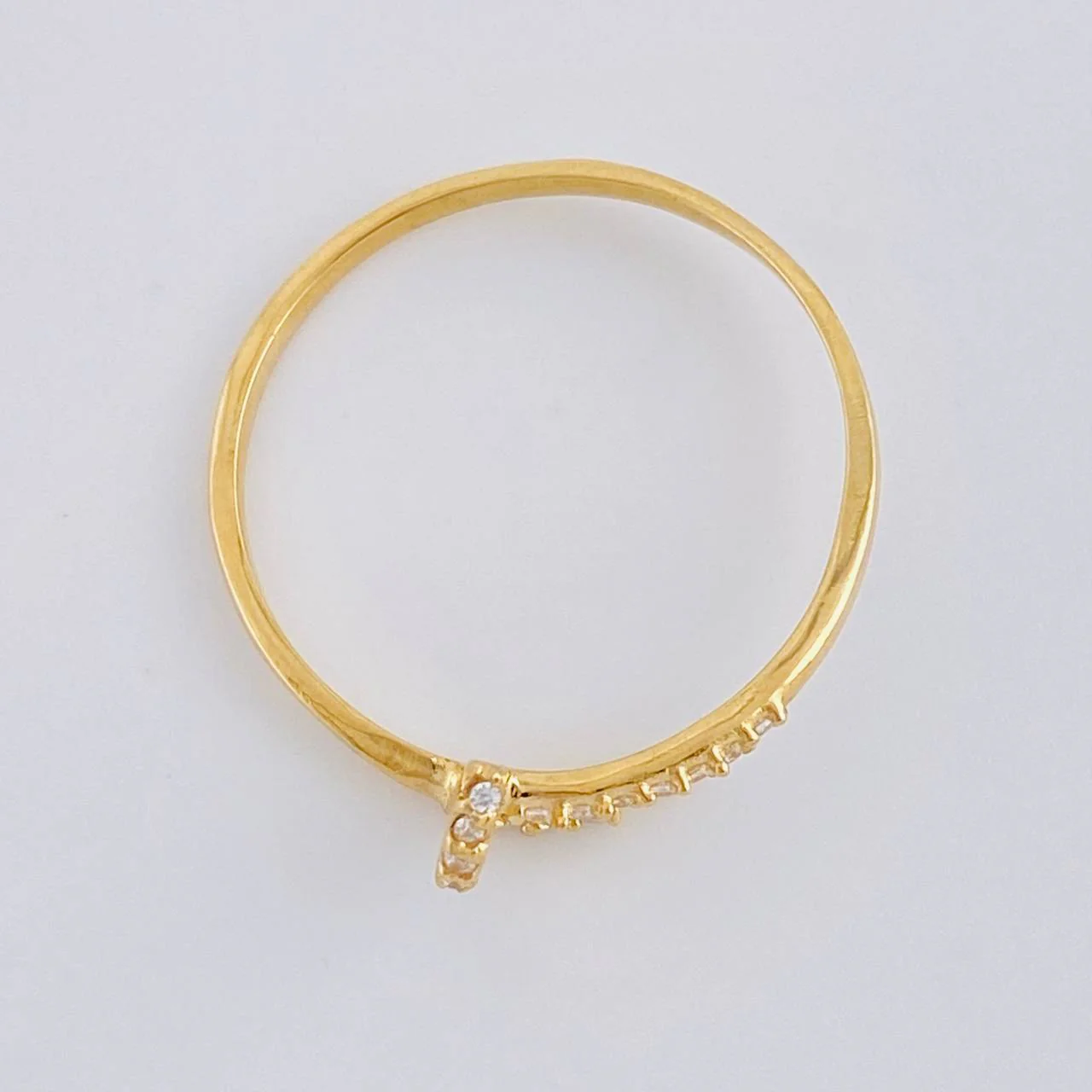 Anillo Clavo 1.65 g / T9 1/4 Oro Amarillo 18K - Image 3