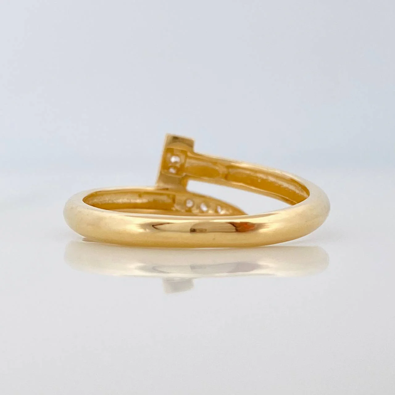 Anillo Clavo 2.05gr / T6 1/2 / Oro Amarillo 18K % - Image 2