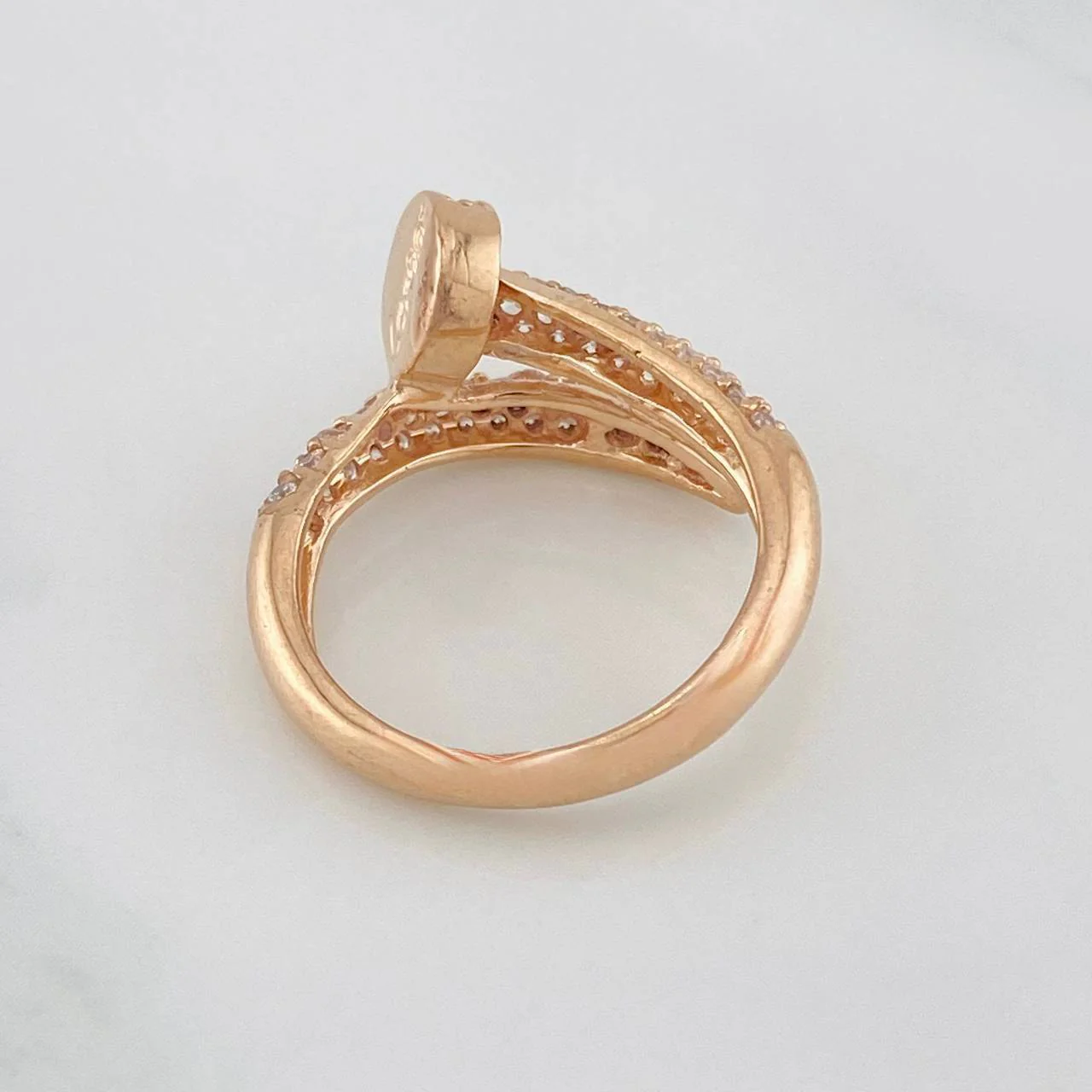 Anillo Clavo 4.55g / T6 1/2 Oro Rosa 18K - Image 4