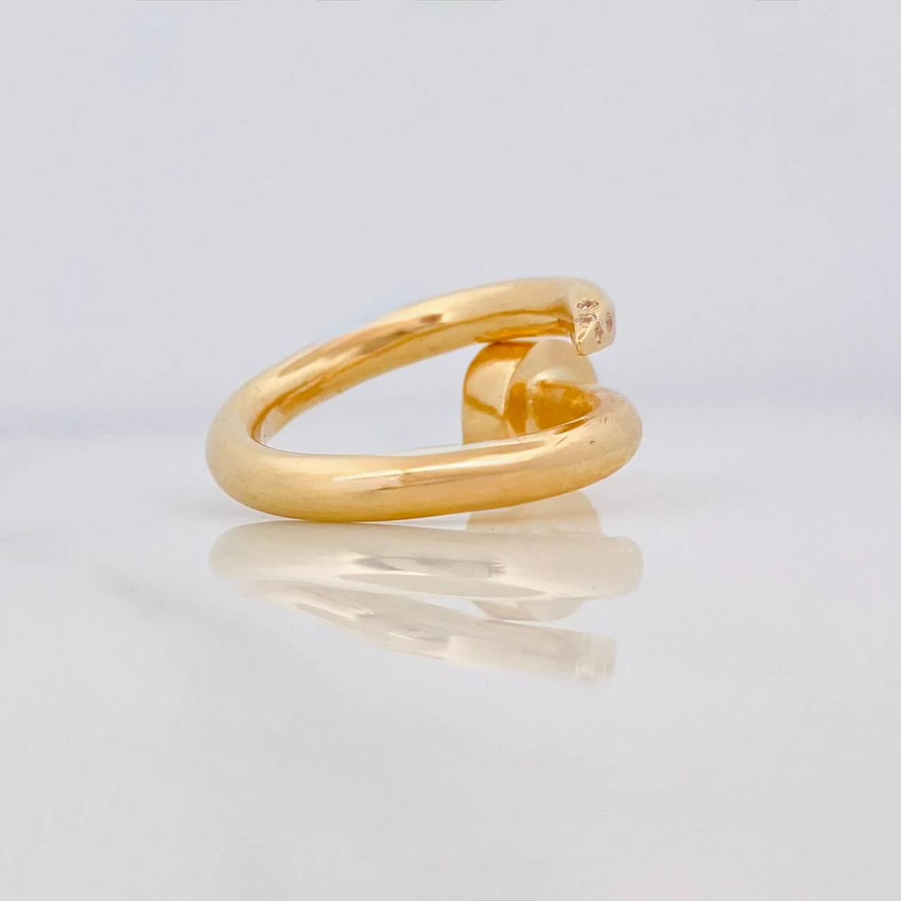 Anillo Clavo 4.9gr / T5 / Oro Amarillo 18K $ - Image 2