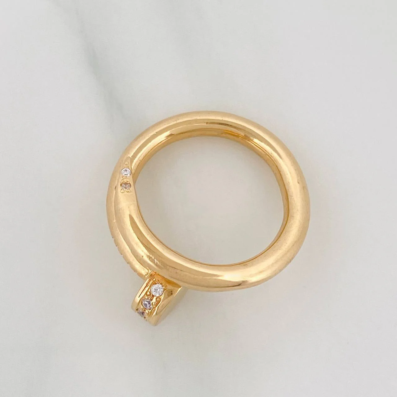 Anillo Clavo 4.9gr / T5 / Oro Amarillo 18K $ - Image 3