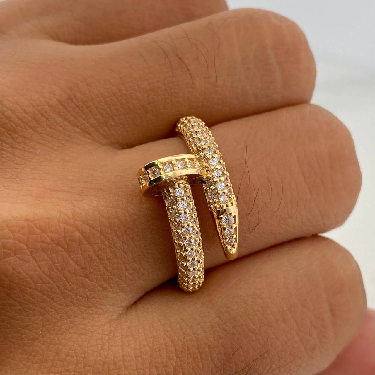 Anillo Clavo 5.35gr / T7 3/4 / Oro Amarillo 18K & - Image 4