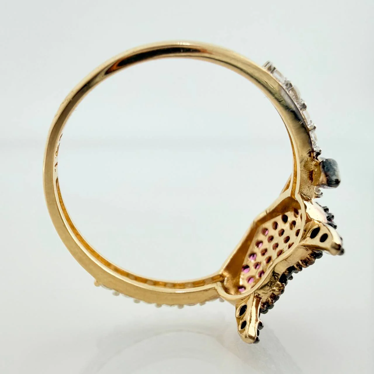 Anillo Corazon Devil 2.7gr / T6 3/4 / Tres Oros 18K % - Image 7