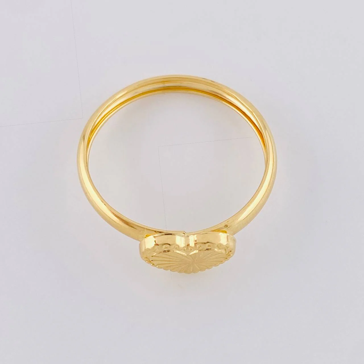 Anillo Corazon Diamantado 1.05g / T9 1/2 Oro Amarillo 18K - Image 3