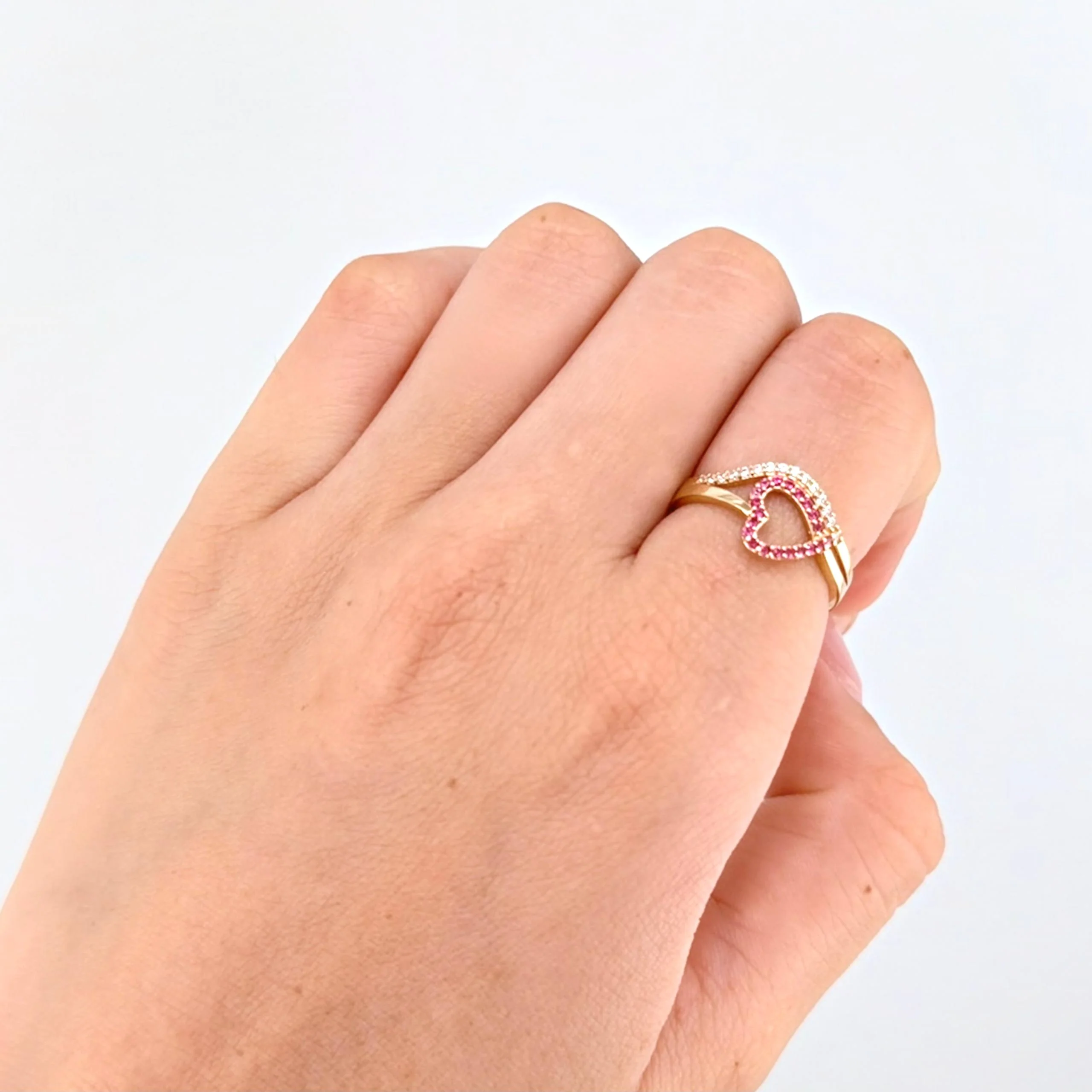 Anillo Corazon Silueta 2gr / T6 / Oro Amarillo 18K © - Image 4