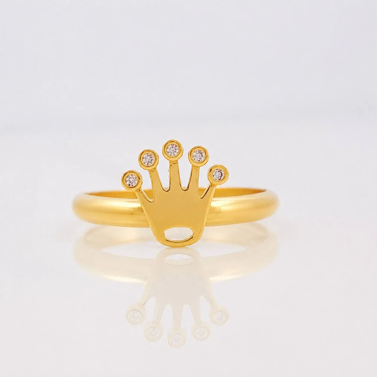 Anillo Corona 1.15g / T6 Oro Amarillo 18K