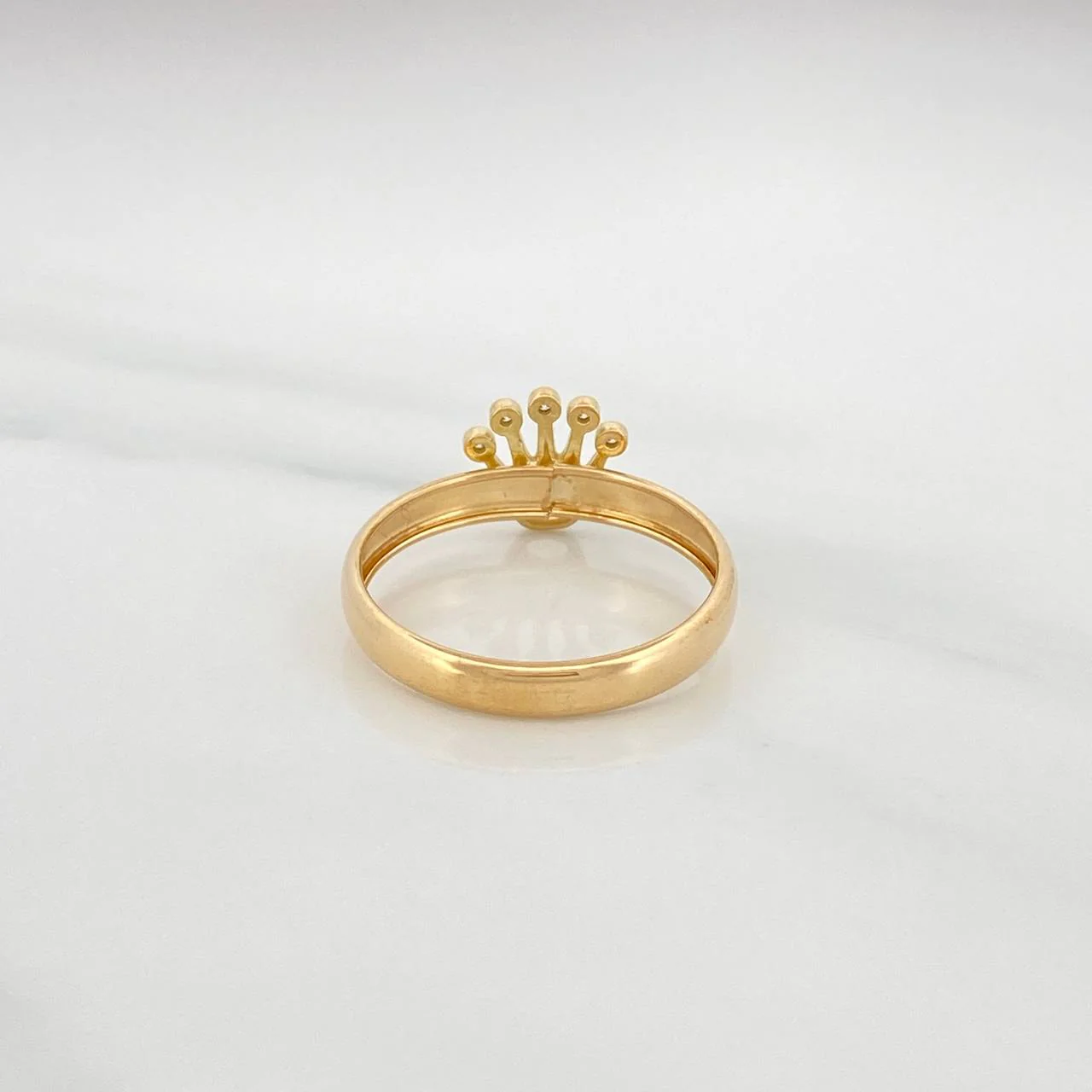 Anillo Corona 1.15gr / T7 / Oro Amarillo 18K % - Image 4