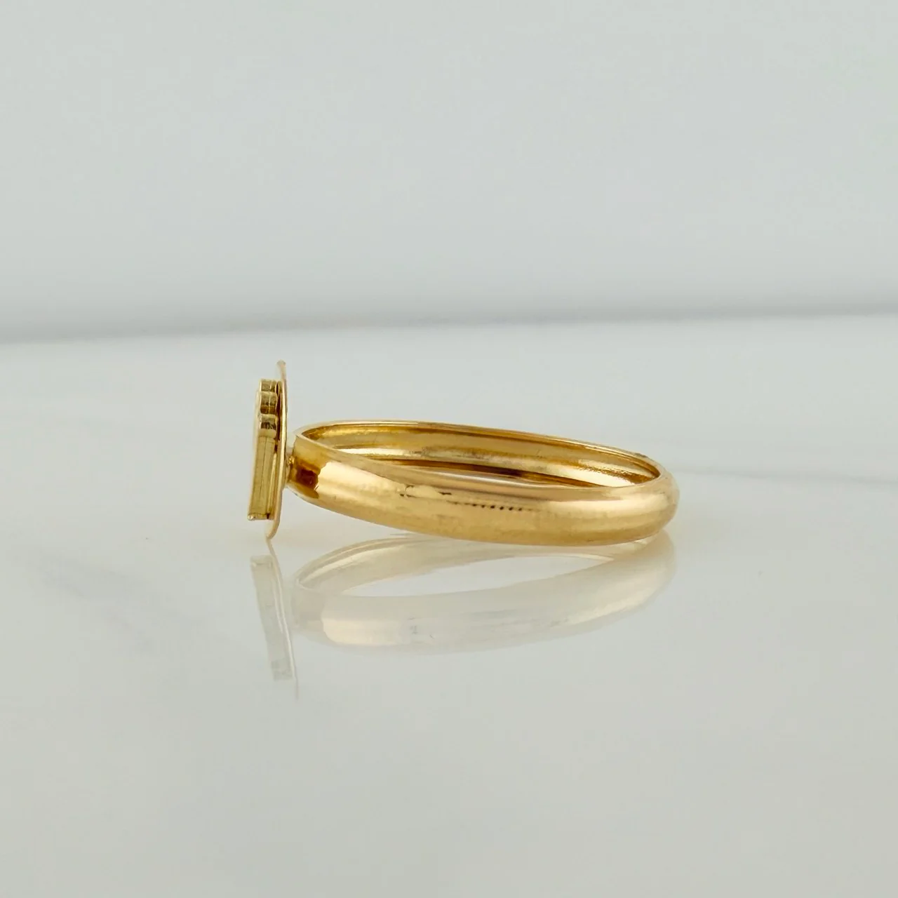 Anillo Corona 1.15gr / T8 1/4 / Oro Amarillo 18K % - Image 4