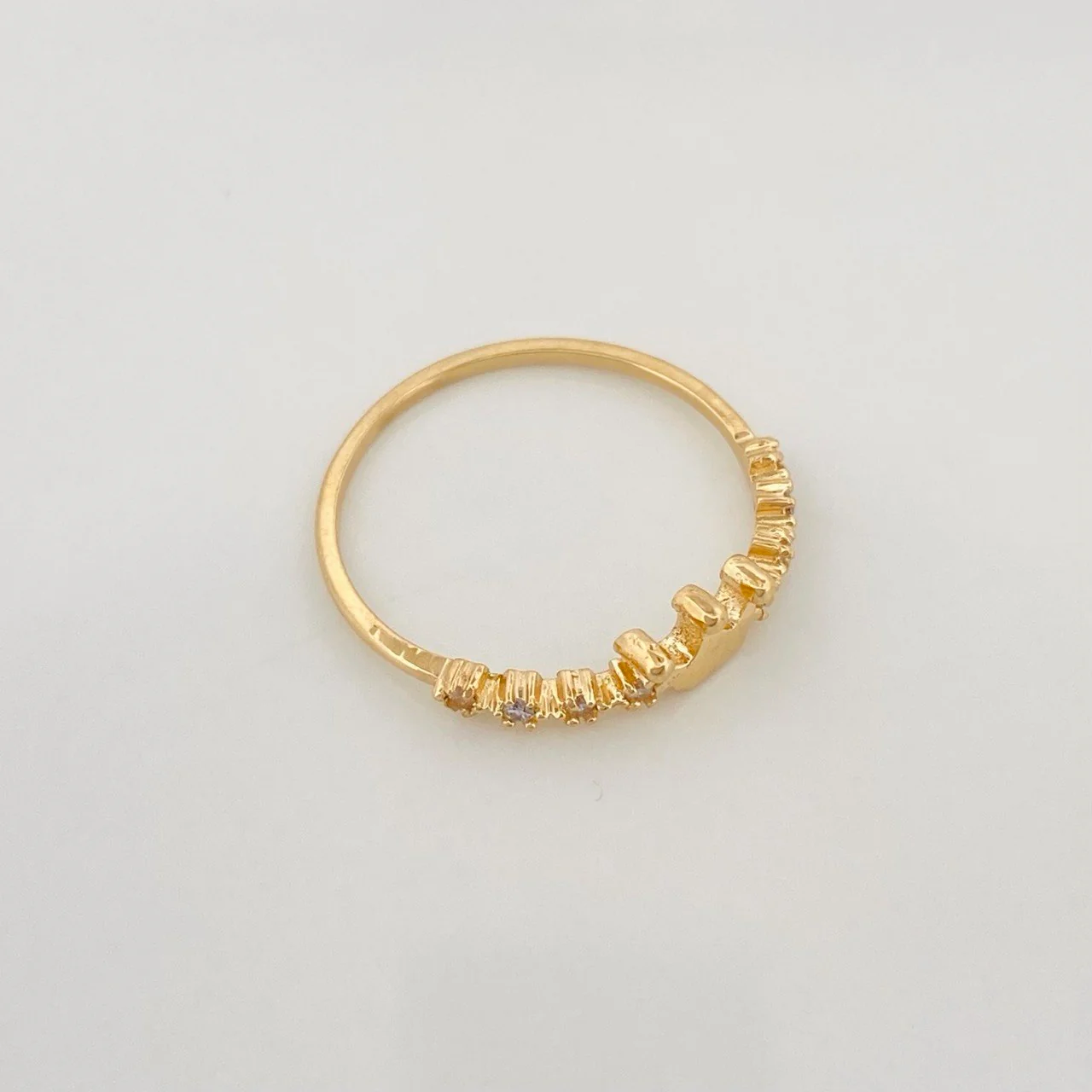 Anillo Corona 1.5 g / T7 1/4 Oro Amarillo 18K - Image 2