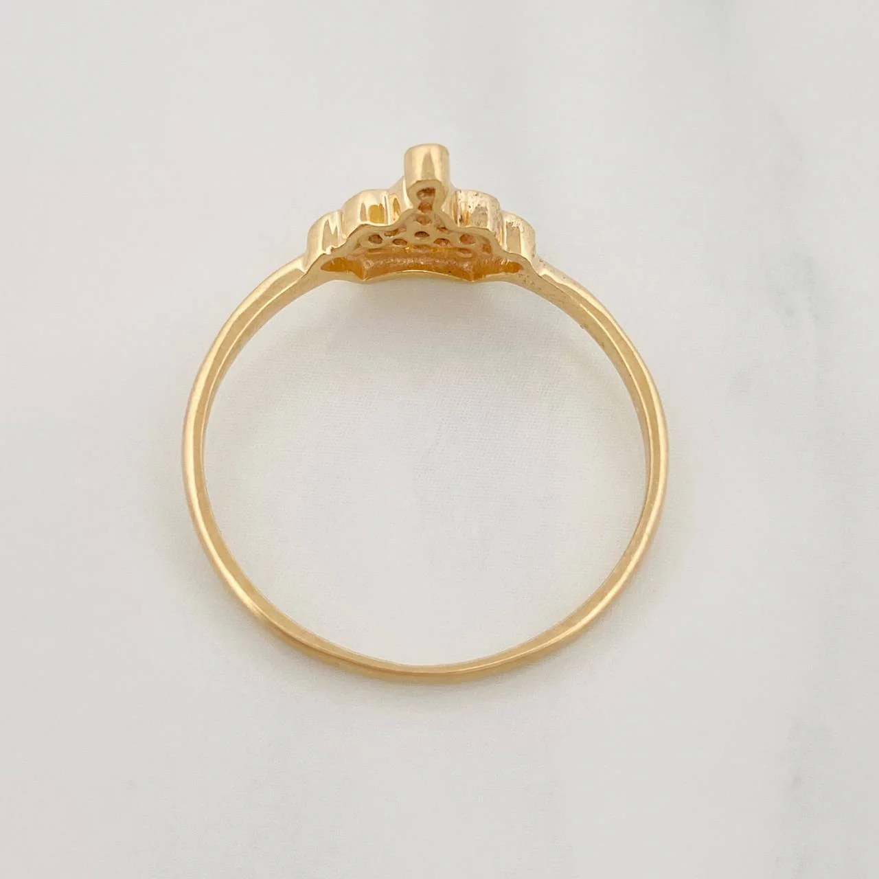Anillo Corona 1.5g / T7 1/4 Oro Amarillo 18K - Image 4