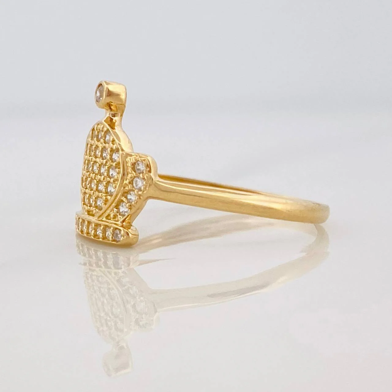 Anillo Corona 1.6g / T6 1/4 Oro Amarillo 18K - Image 3