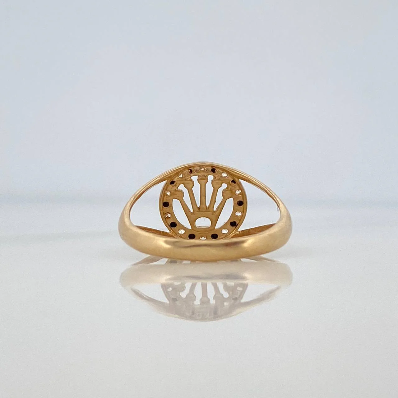 Anillo Corona 1.6gr / T4 1/4 / Oro Amarillo 18K - Image 3