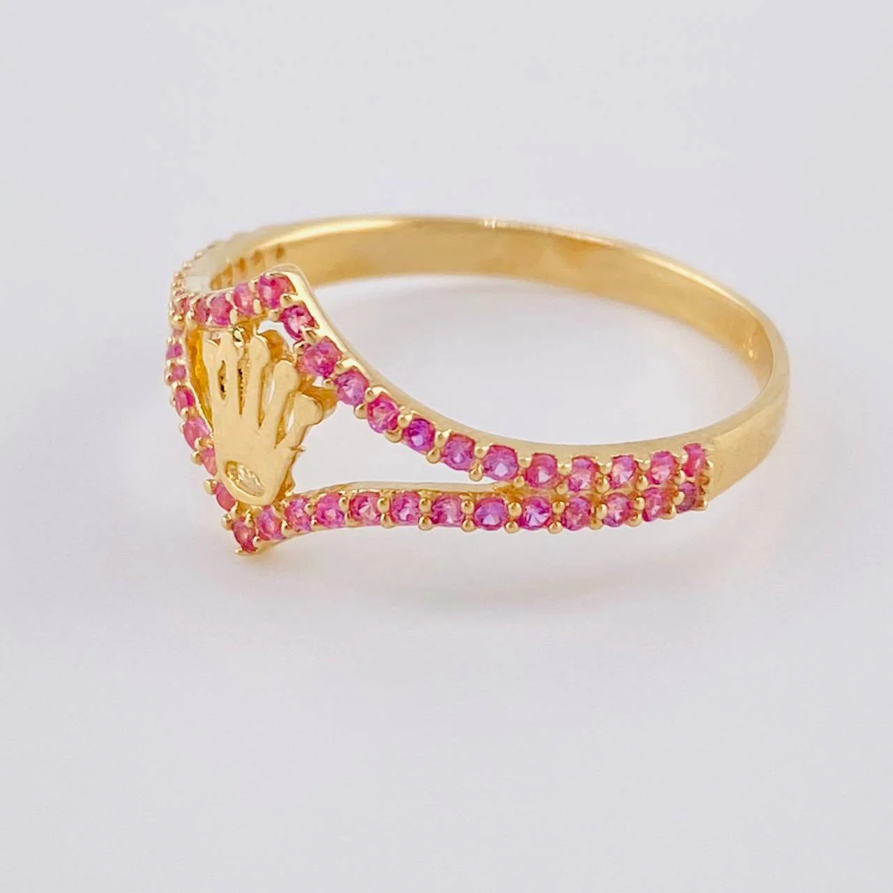 Anillo Corona 1.7 g / T7 Oro Amarillo 18K - Image 2