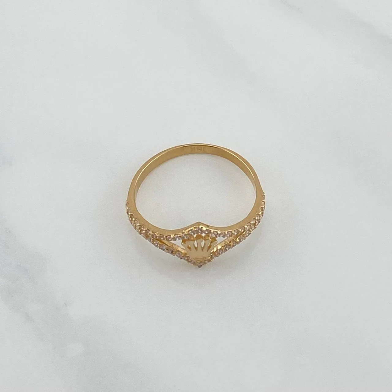 Anillo Corona 1.75 g / T6 Oro Amarillo 18K - Image 2