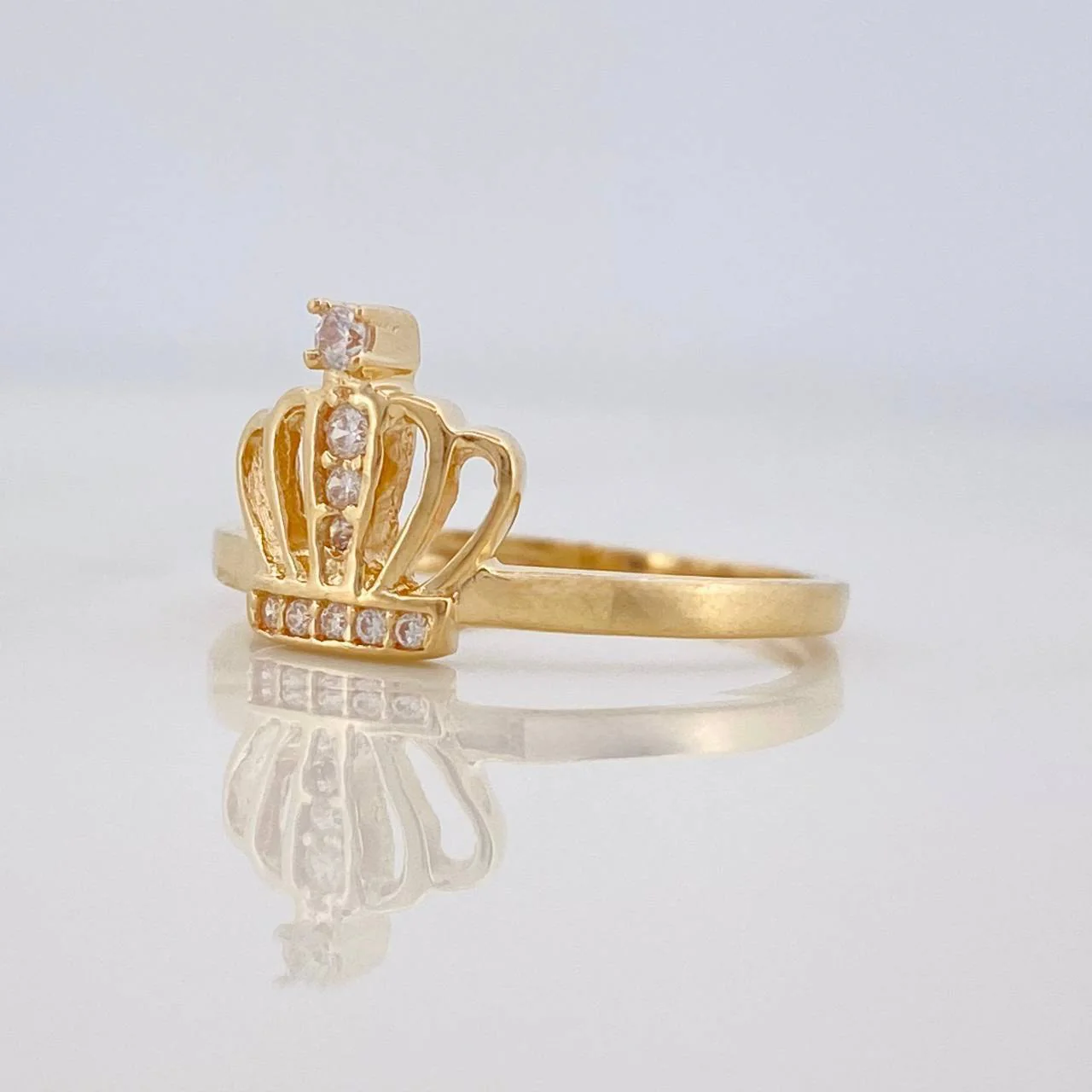 Anillo Corona 1.9g / T5 3/4 Oro Amarillo 18K - Image 3