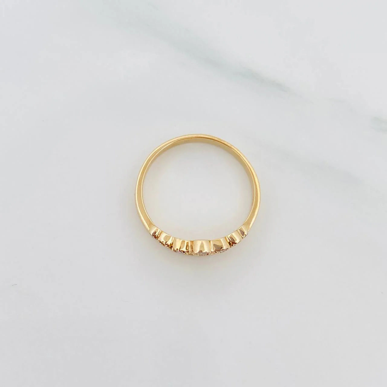 Anillo Corona 15S 2.85 g / T7 Oro Amarillo 18K - Image 3